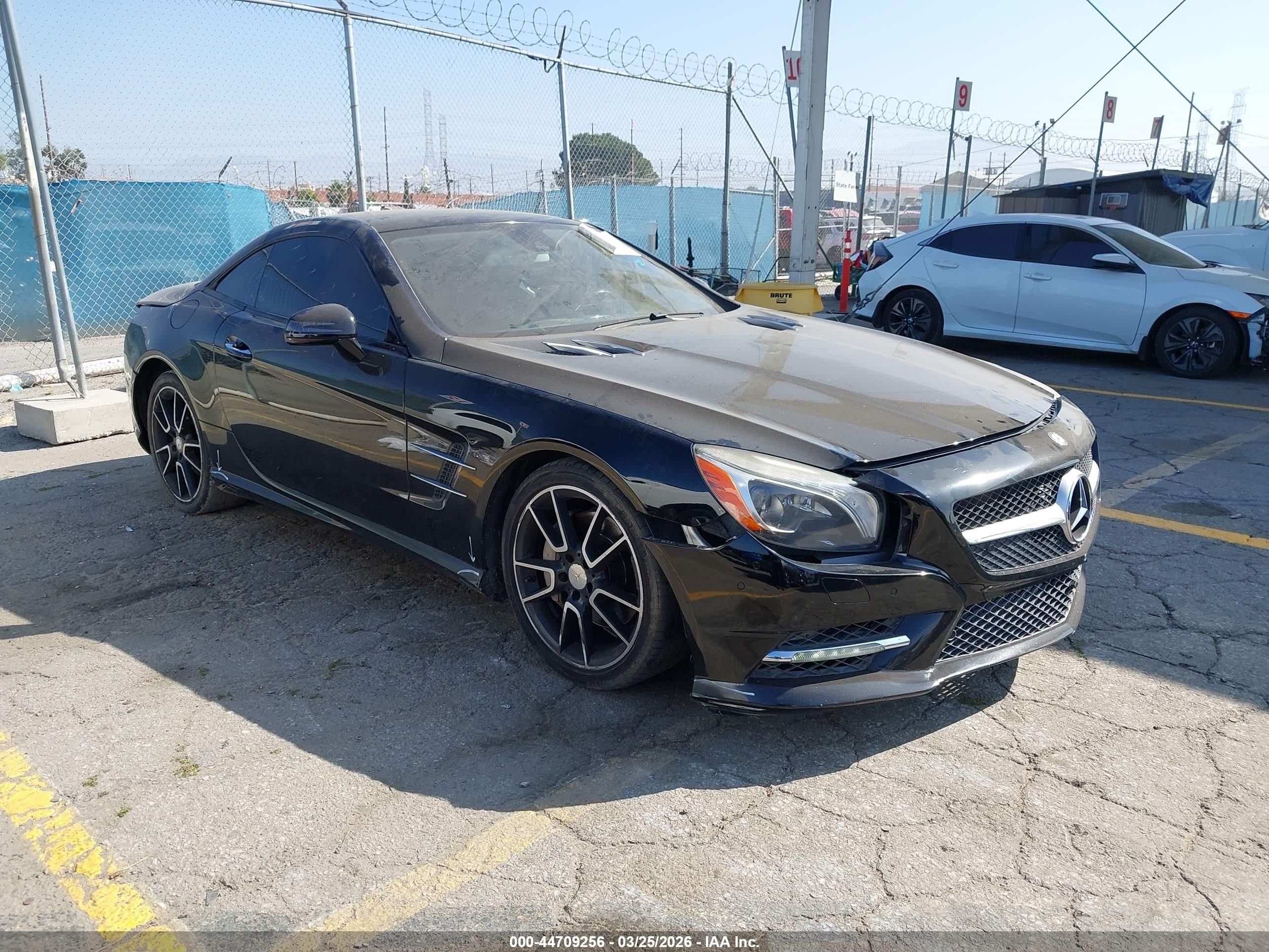 2015 Mercedes-Benz SL 400, VIN WDDJK6FA6FF030617 — Front end