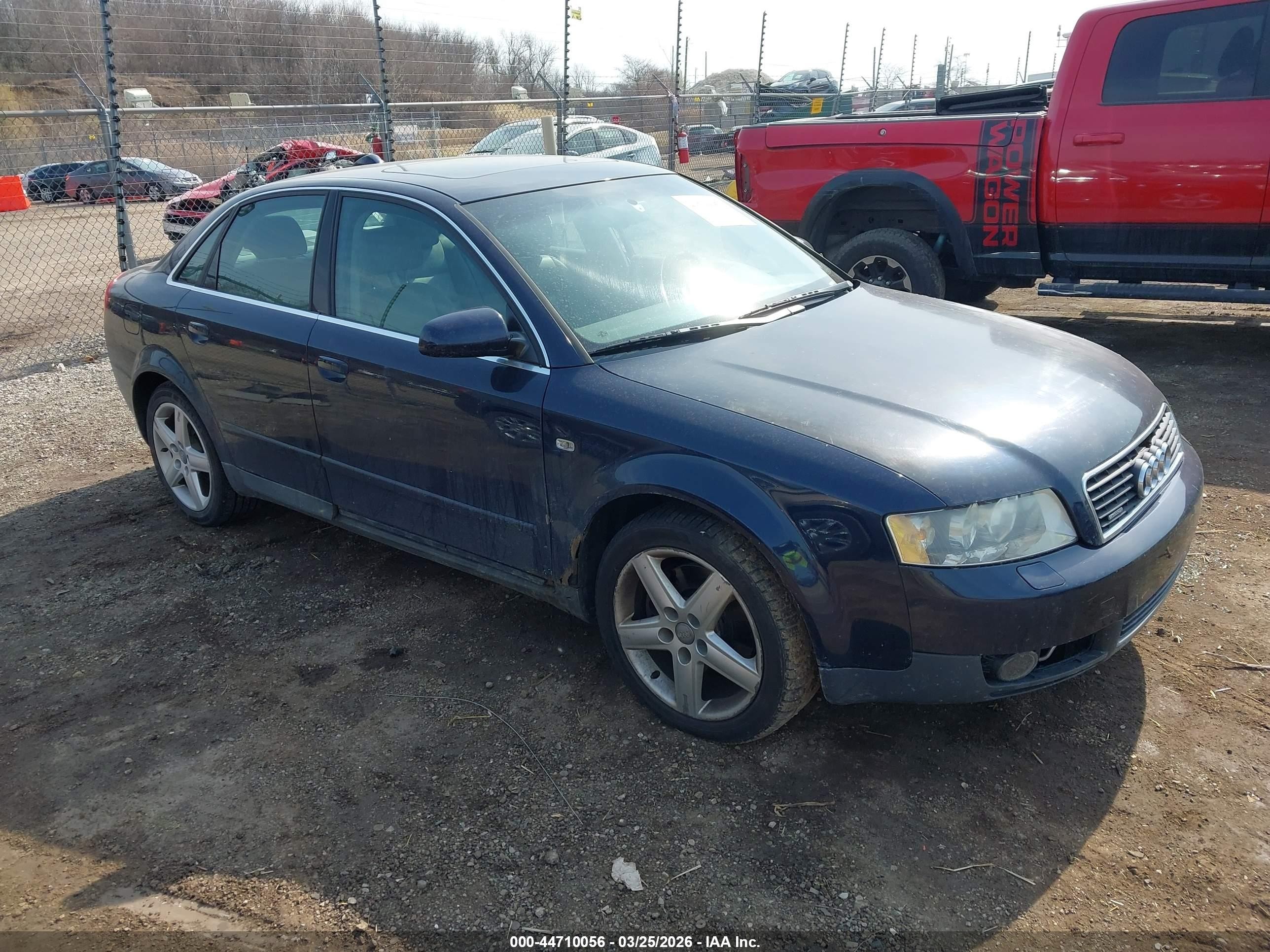 2004 Audi A4 3.0L, VIN WAULT68E24A058969 — Side