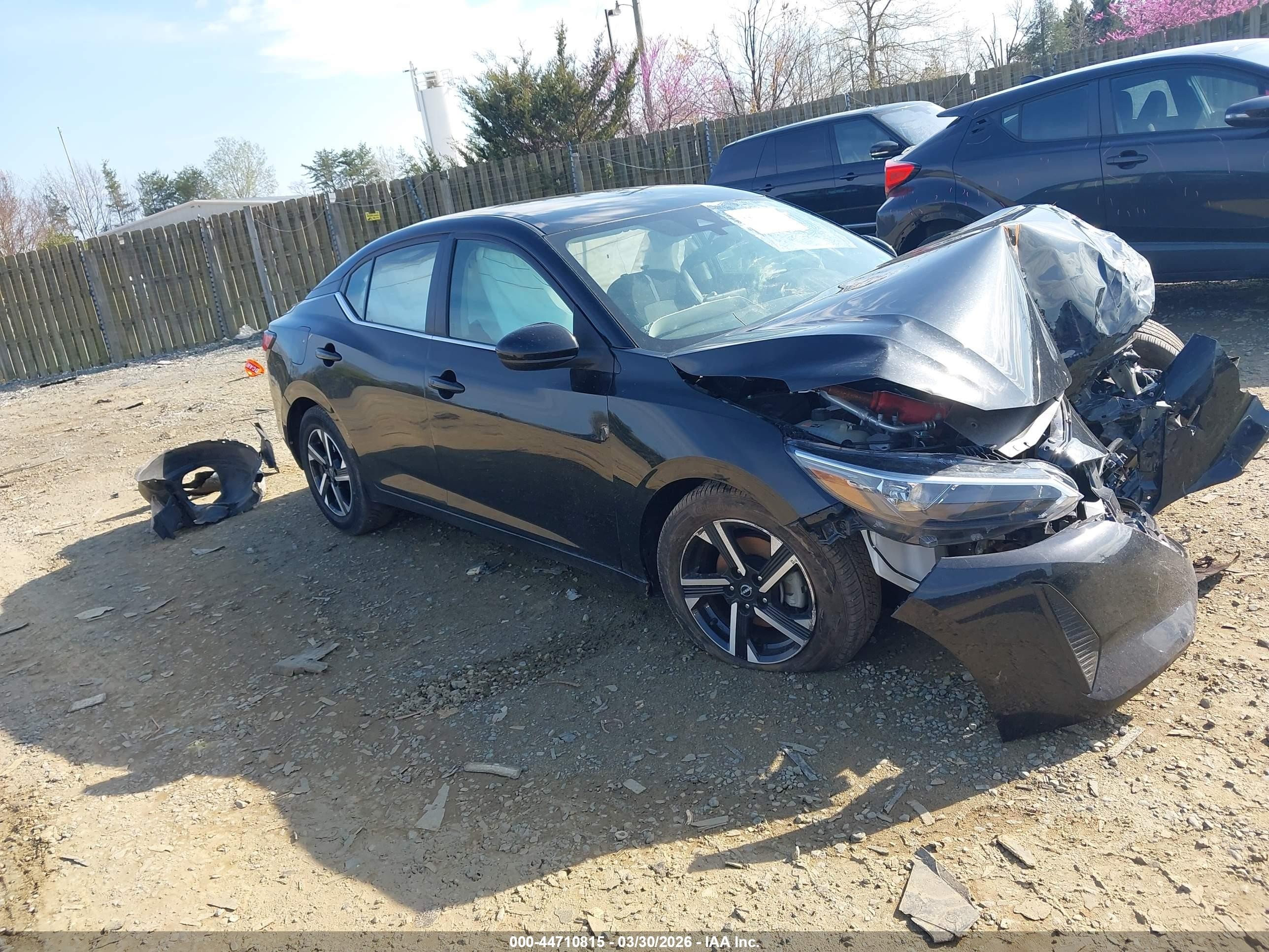 2024 Nissan Sentra SV, VIN 3N1AB8CV5RY204853 — Biohazard / chemical