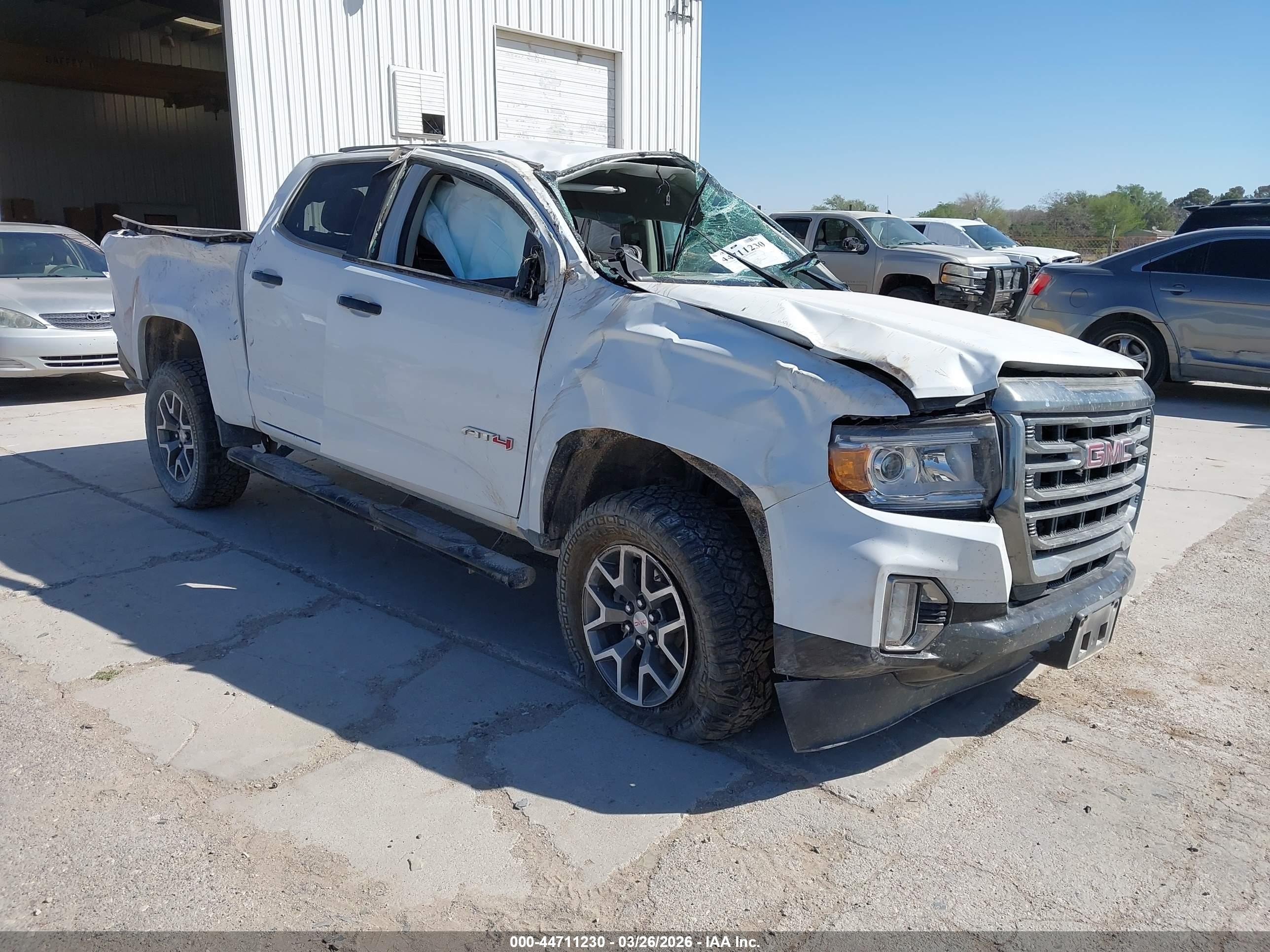 2022 GMC Canyon 4WD AT4, VIN 1GTG6FEN8N1201439 — All over