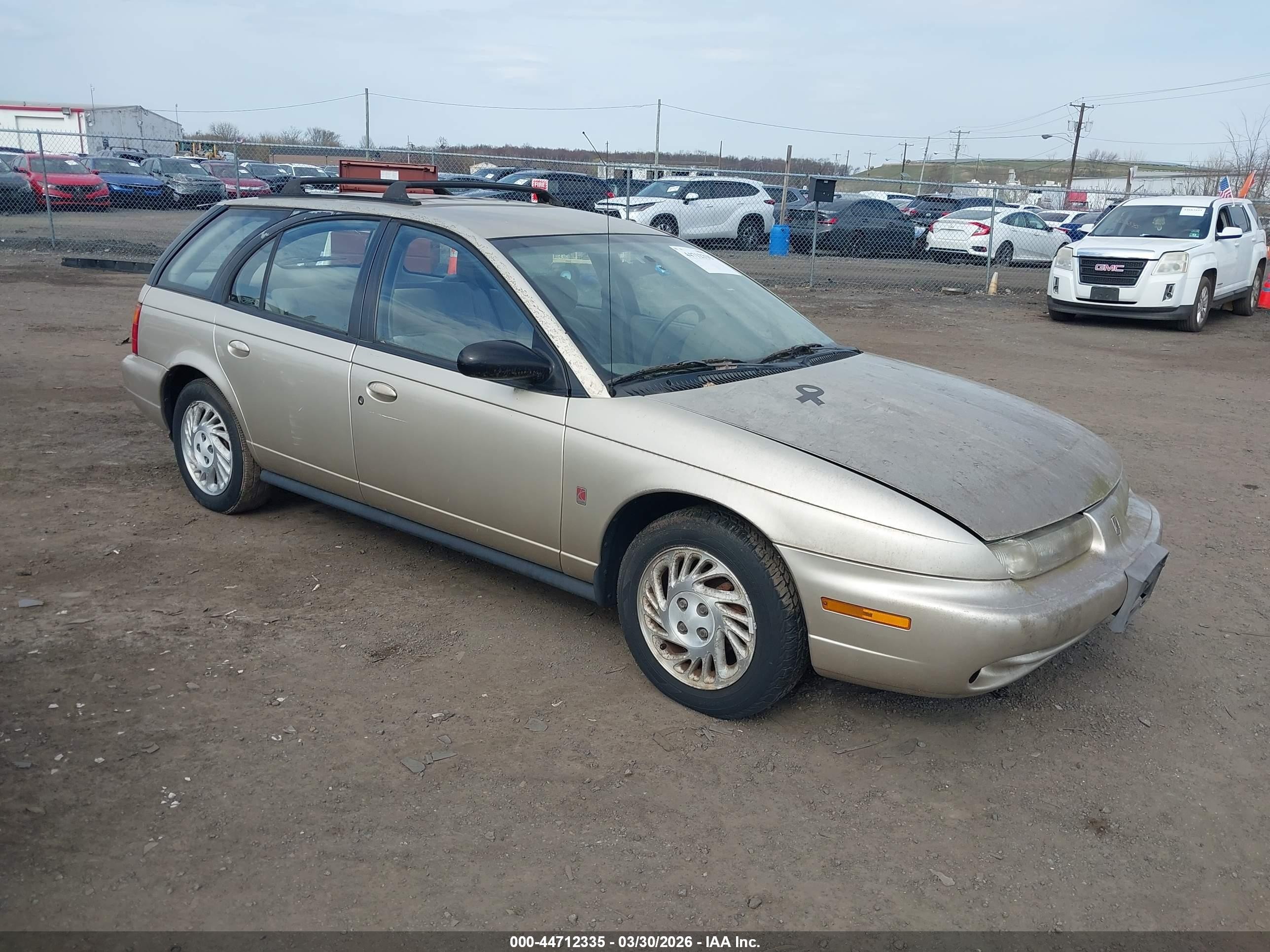 1998 Saturn SW, VIN 1G8ZK8273WZ138141 — Rear end