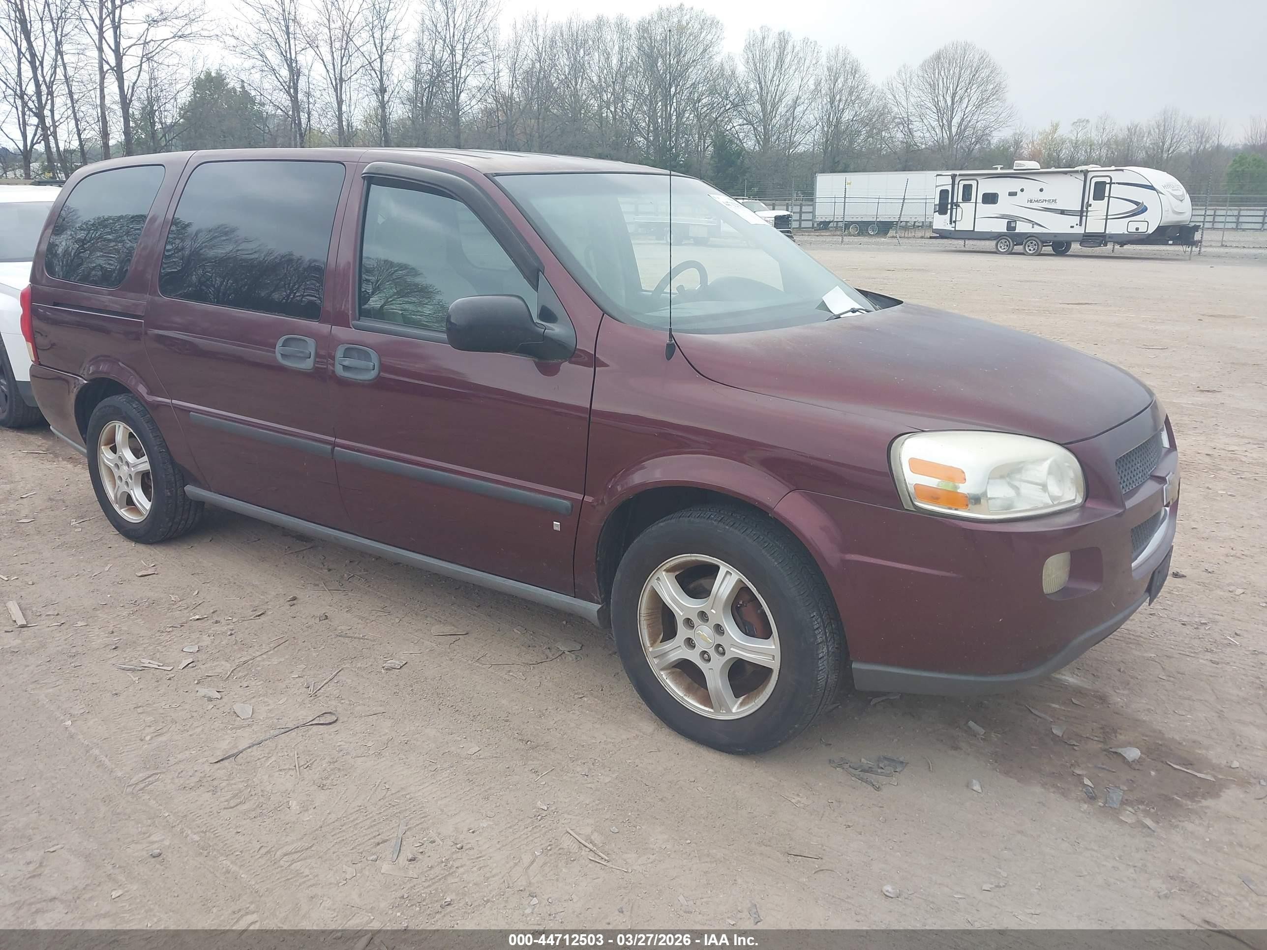2008 Chevrolet Uplander LS, VIN 1GNDV23118D137933 — Normal wear