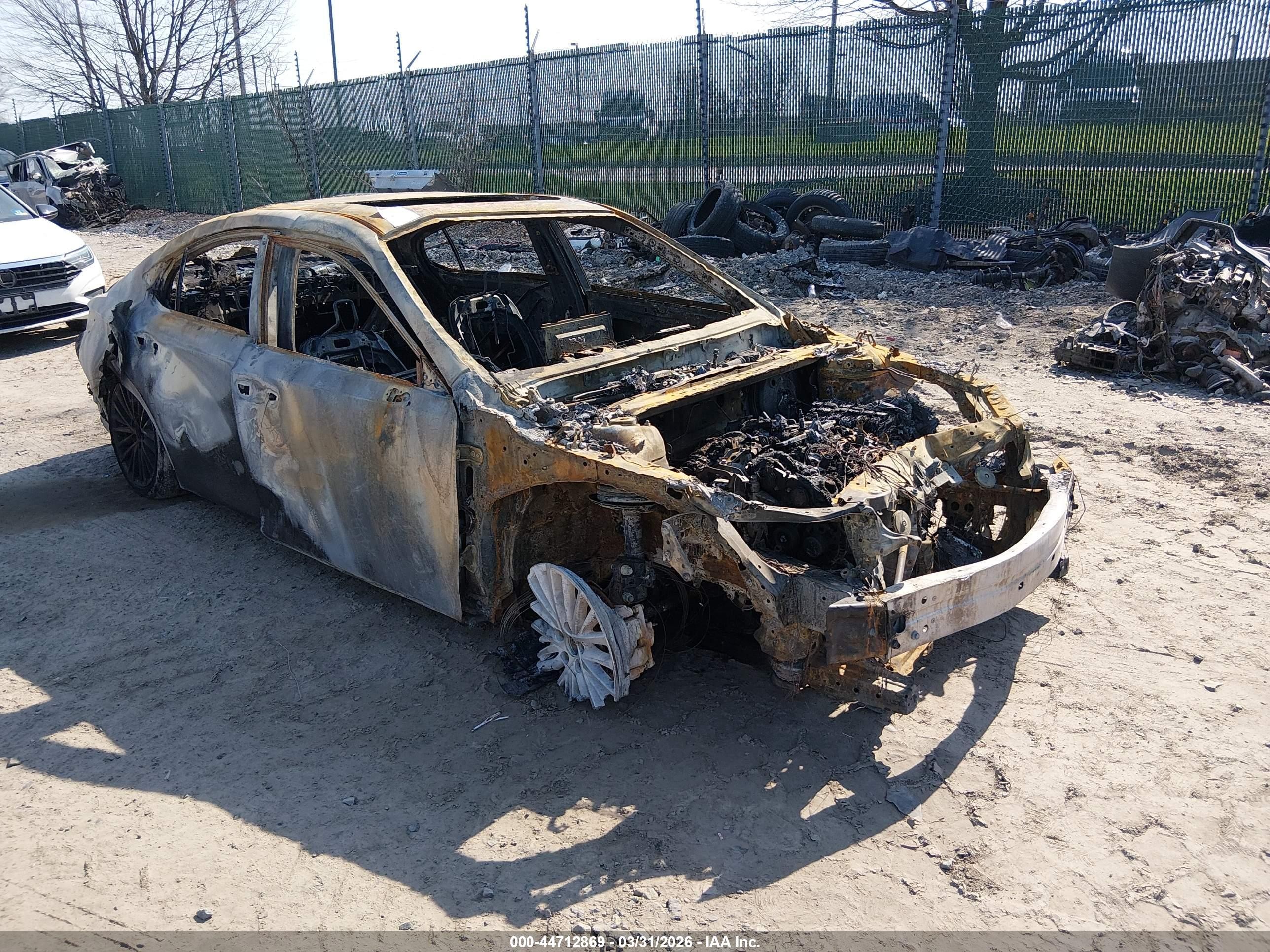 2022 Lexus ES 350, VIN 58ADZ1B12NU130532 — Burn