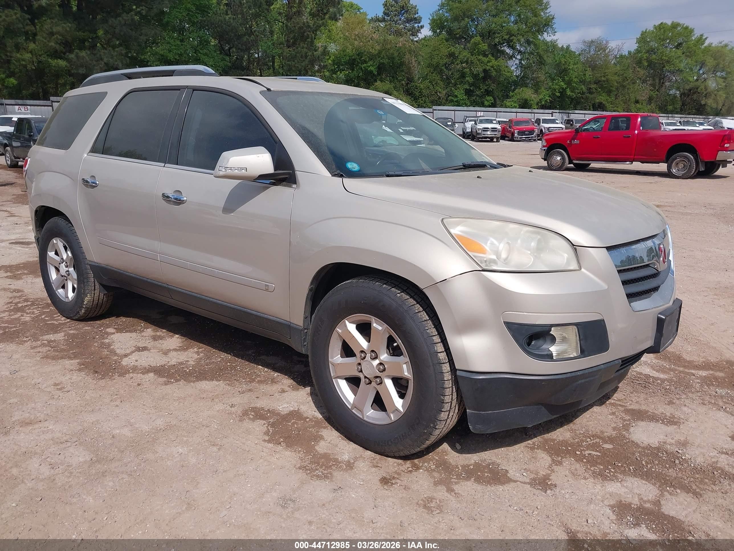 2008 Saturn Outlook XR, VIN 5GZER23758J184355 — Front end