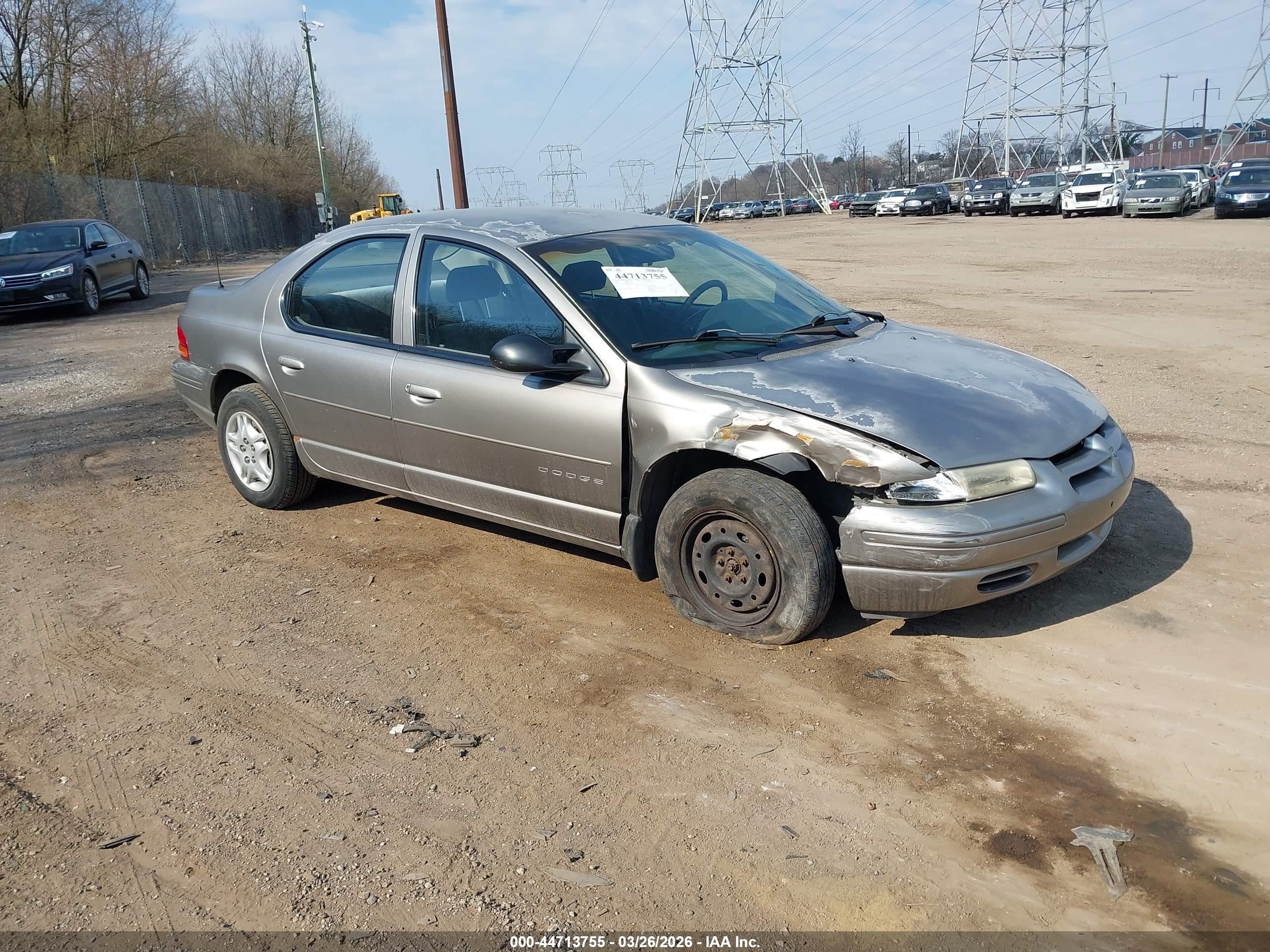 1999 Dodge Stratus, VIN 1B3EJ46XXXN642156 — Front end