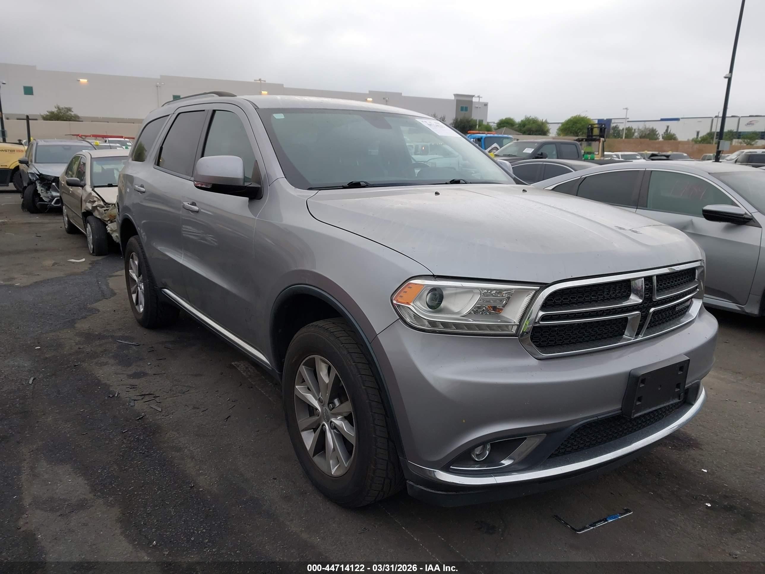 2014 Dodge Durango Limited, VIN 1C4RDJDG6EC592017 — Auction photo 1 of 5