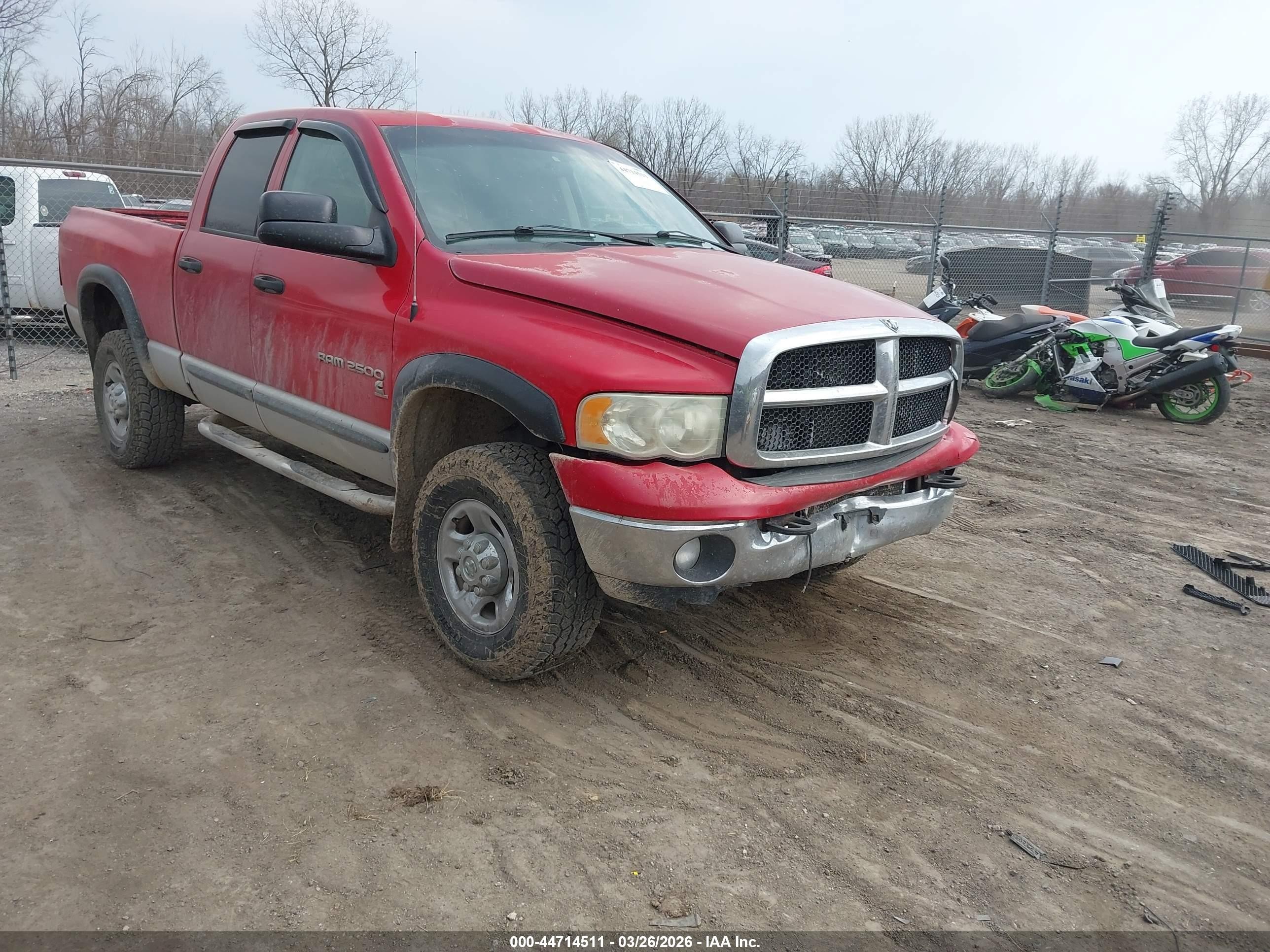 2004 Dodge 2500 SLT, VIN 3D7KU28C44G113514 — All over