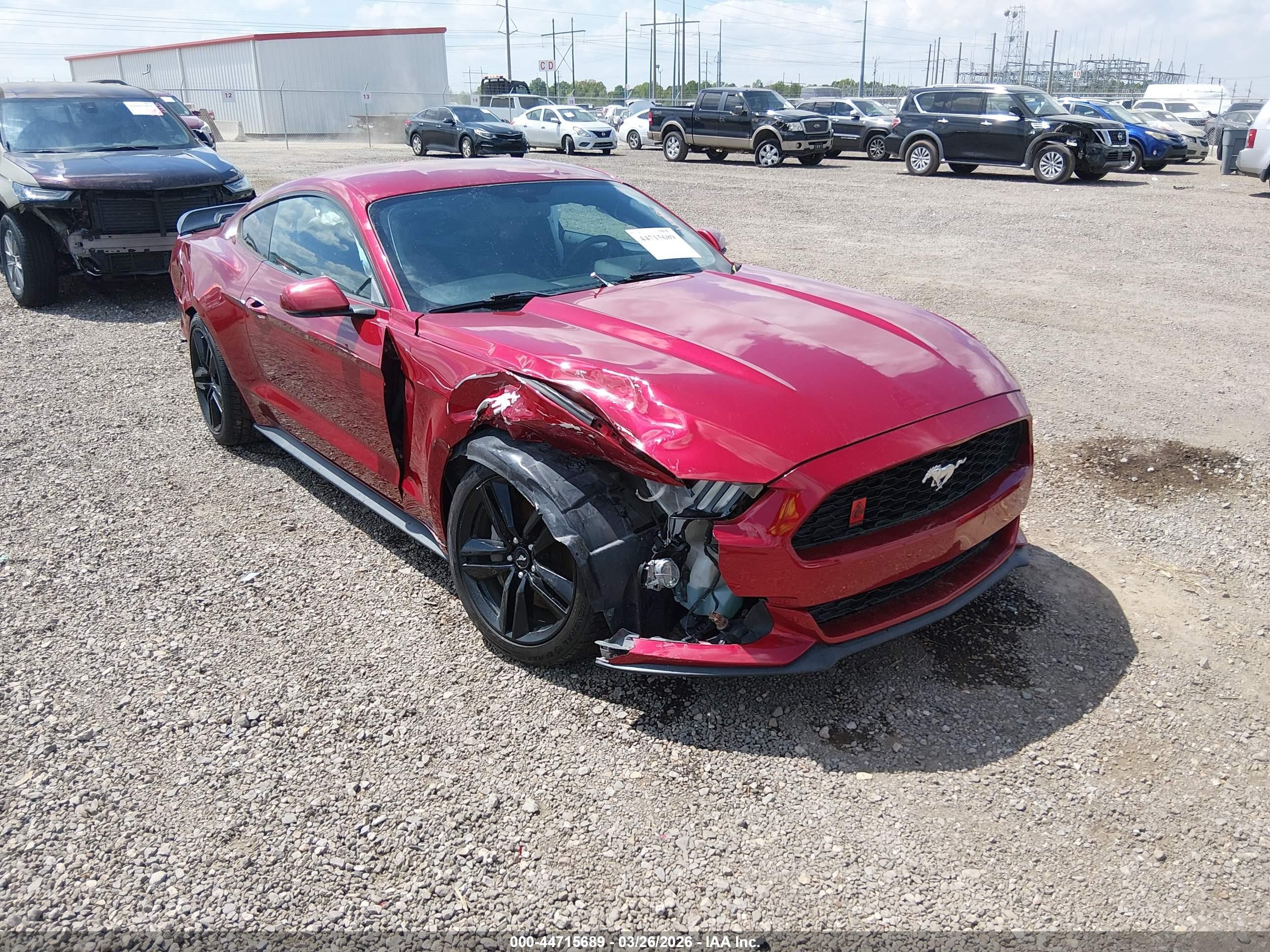 2015 Ford Mustang EcoBoost Premium, VIN 1FA6P8TH3F5406796 — Side