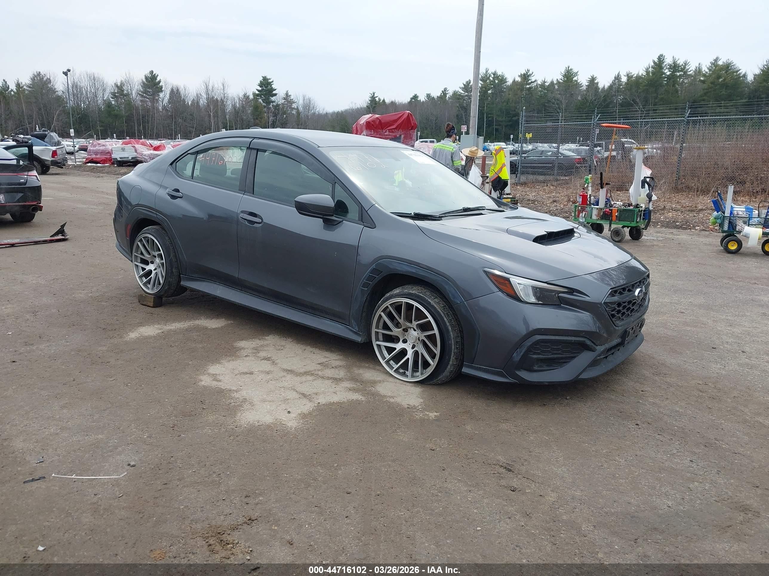 2022 Subaru WRX, VIN JF1VBAA64N9029017 — Repossession