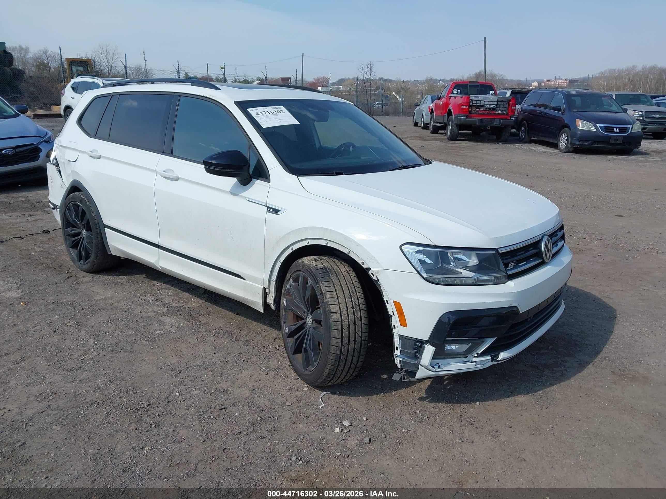 2021 Volkswagen Tiguan SE, VIN 3VV2B7AX7MM069585 — Rear end