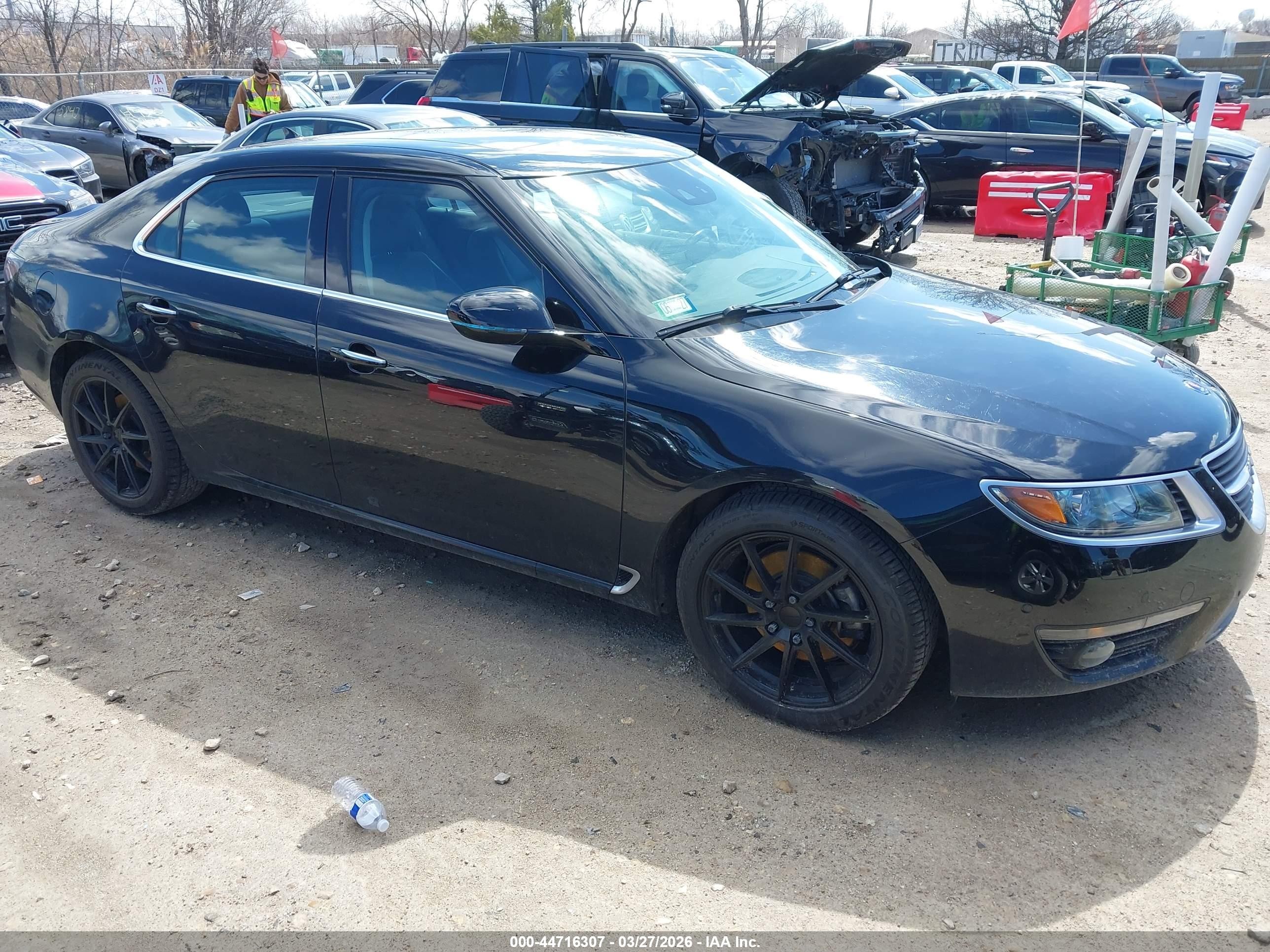2011 Saab 9-5 Turbo4, VIN YS3GN4AR9B4003732 — Зад