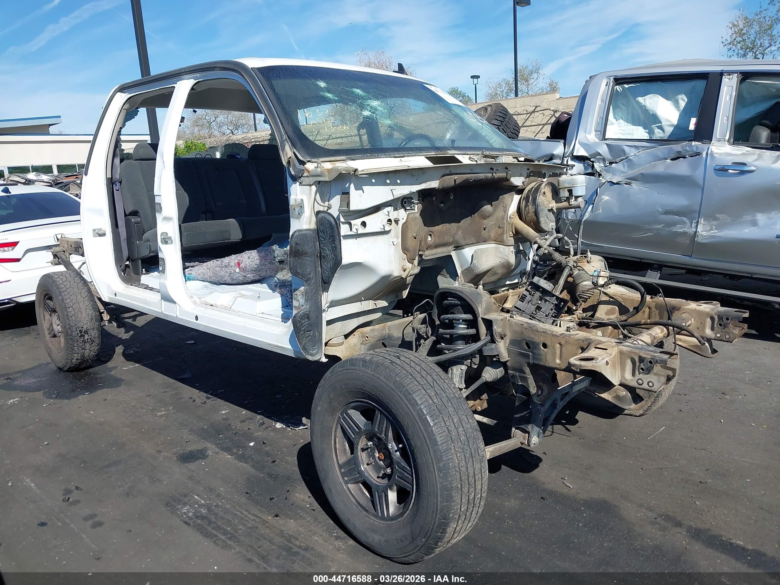 2008 GMC Sierra 1500 SLT, VIN 2GTEK13M581176062 — Stripped