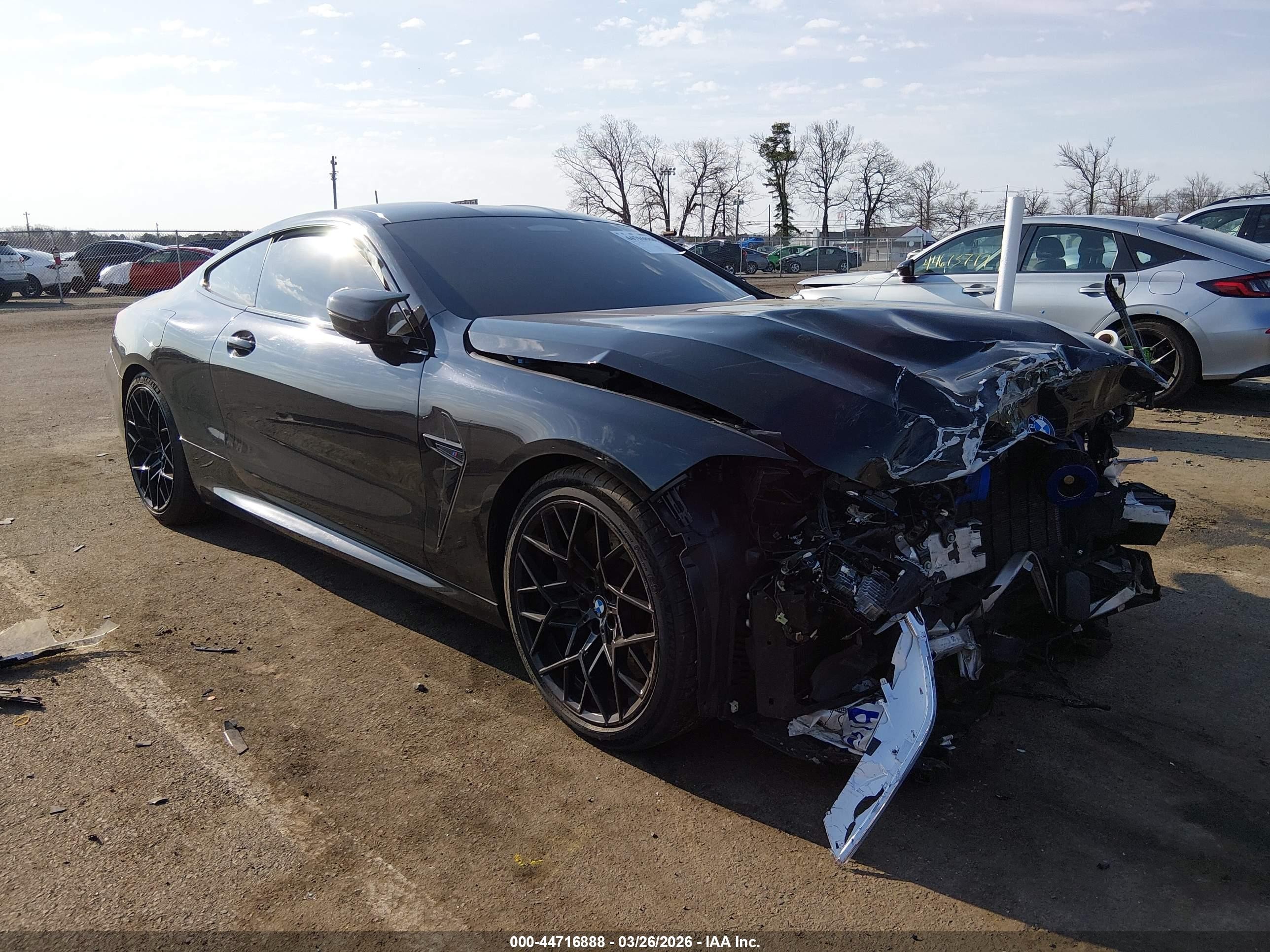 2020 BMW M8 Competition, VIN WBSAE0C01LCE34685 — Front end