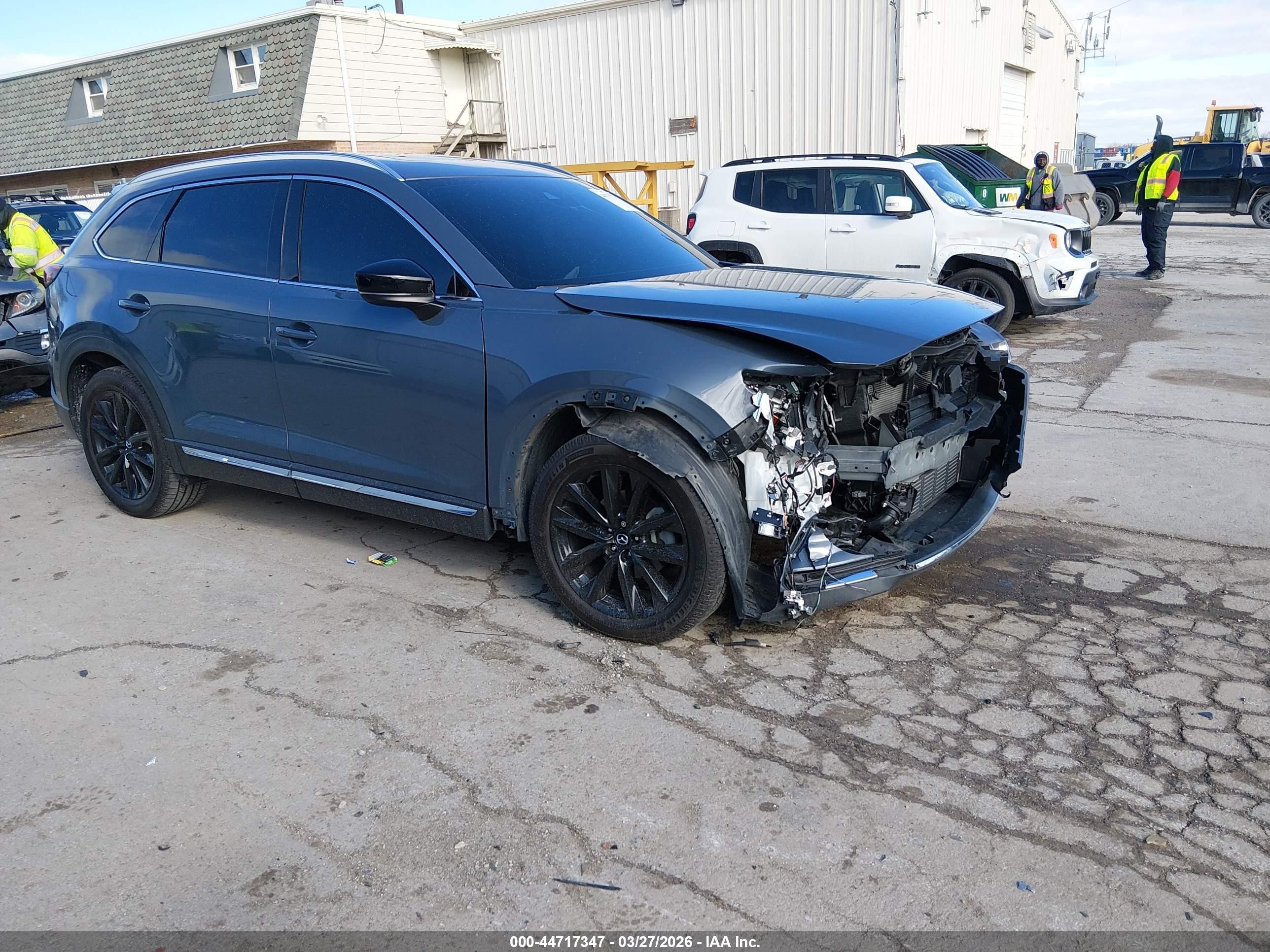 2021 Mazda CX-9 Grand Touring, VIN JM3TCBDY9M0502986 — Повреждение рамы