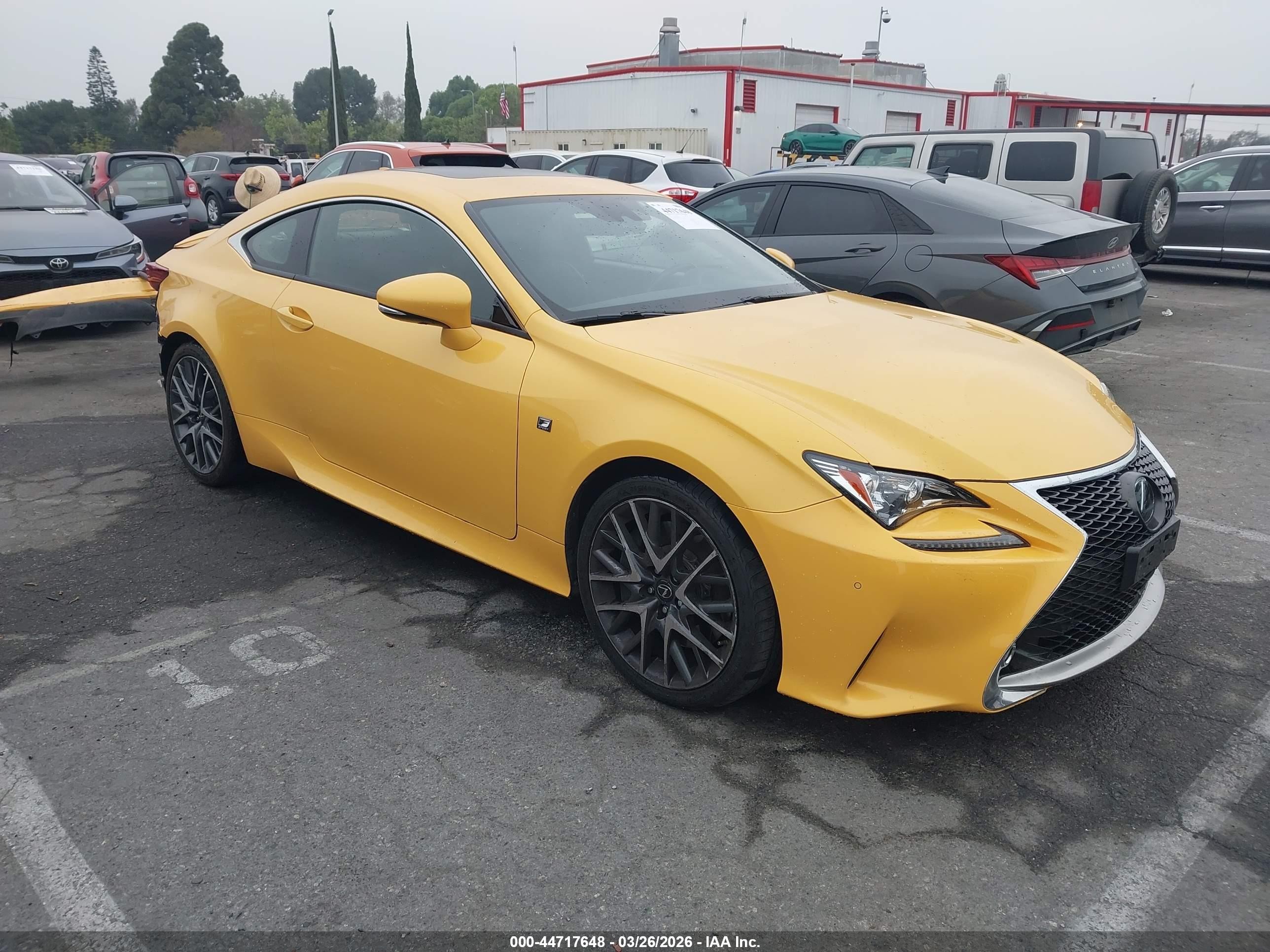2018 Lexus RC 350, VIN JTHHZ5BC0J5018465 — Rear end