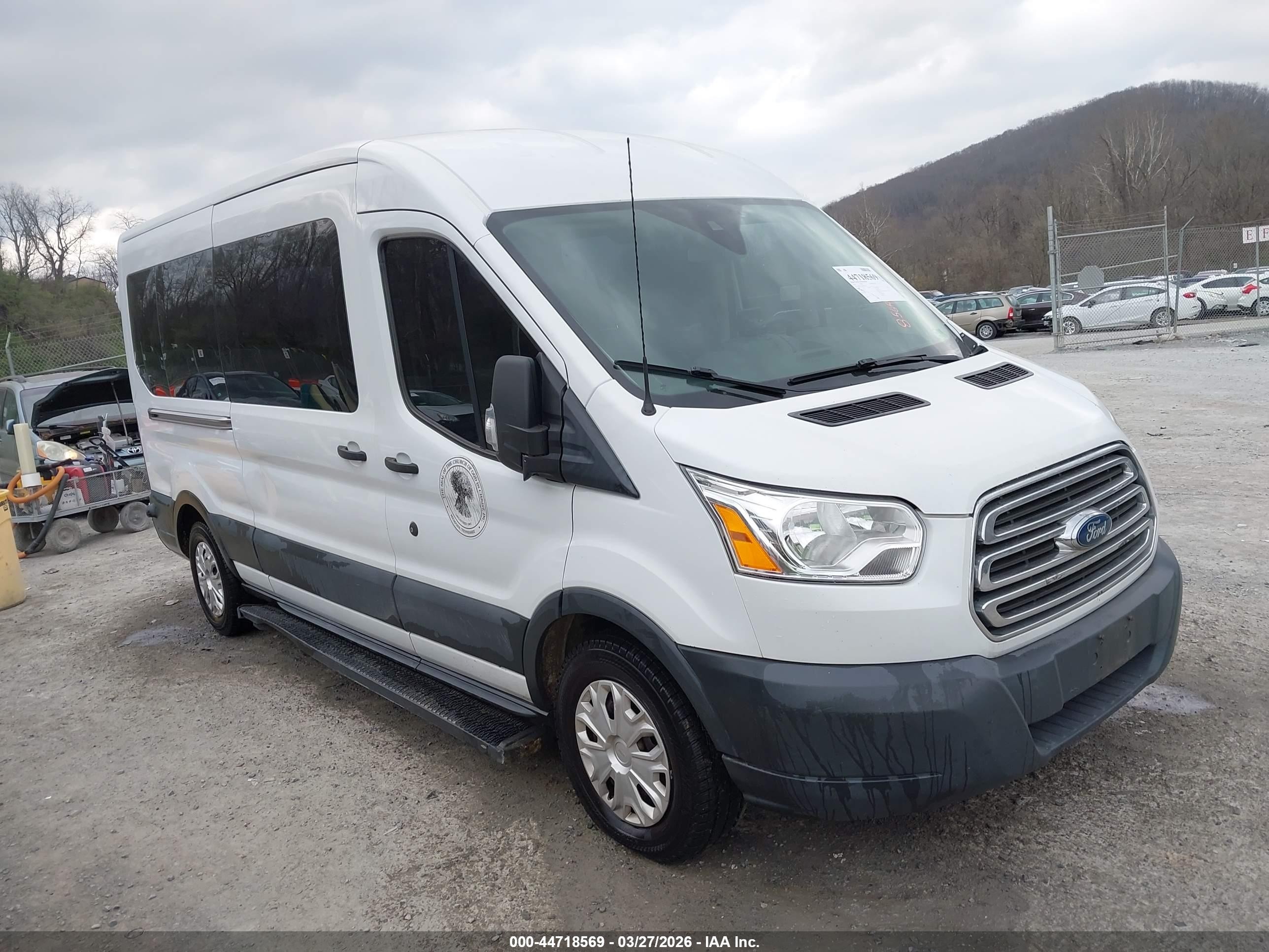 2018 Ford Transit Passenger XL, VIN 1FBZX2CM3JKA00937 — Rear end