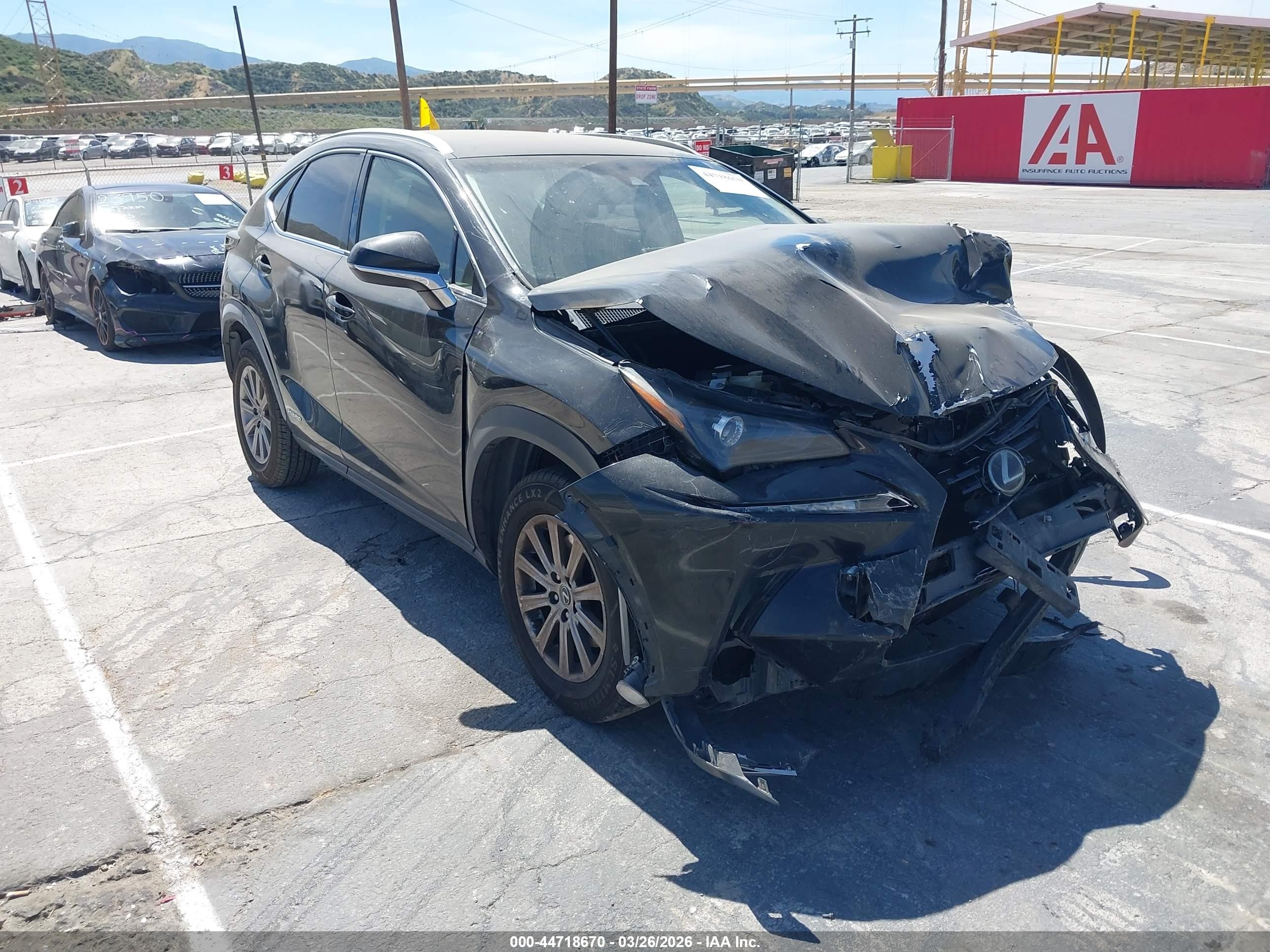 2018 Lexus NX 300h, VIN JTJBJRBZ0J2089240 — Front end