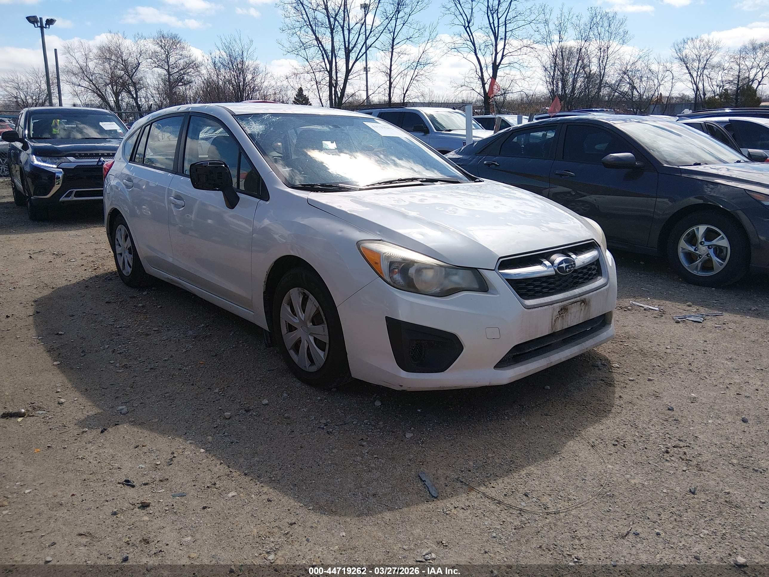 2013 Subaru Impreza 2.0i, VIN JF1GPAA60DH830901 — Hail