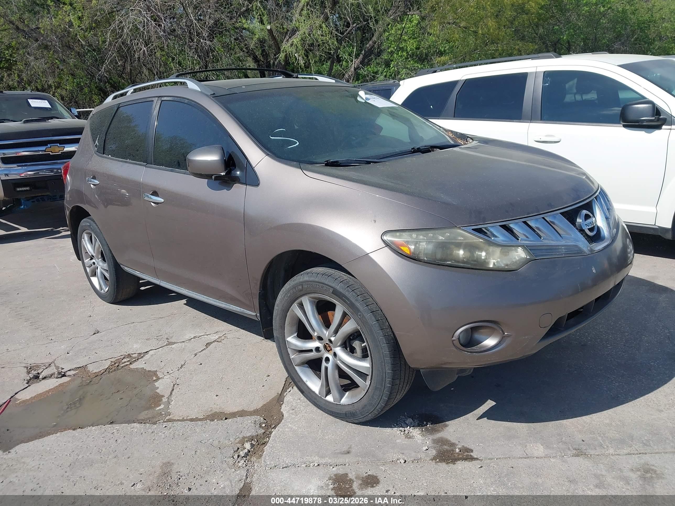 2009 Nissan Murano SL, VIN JN8AZ18W49W114347 — Rear end