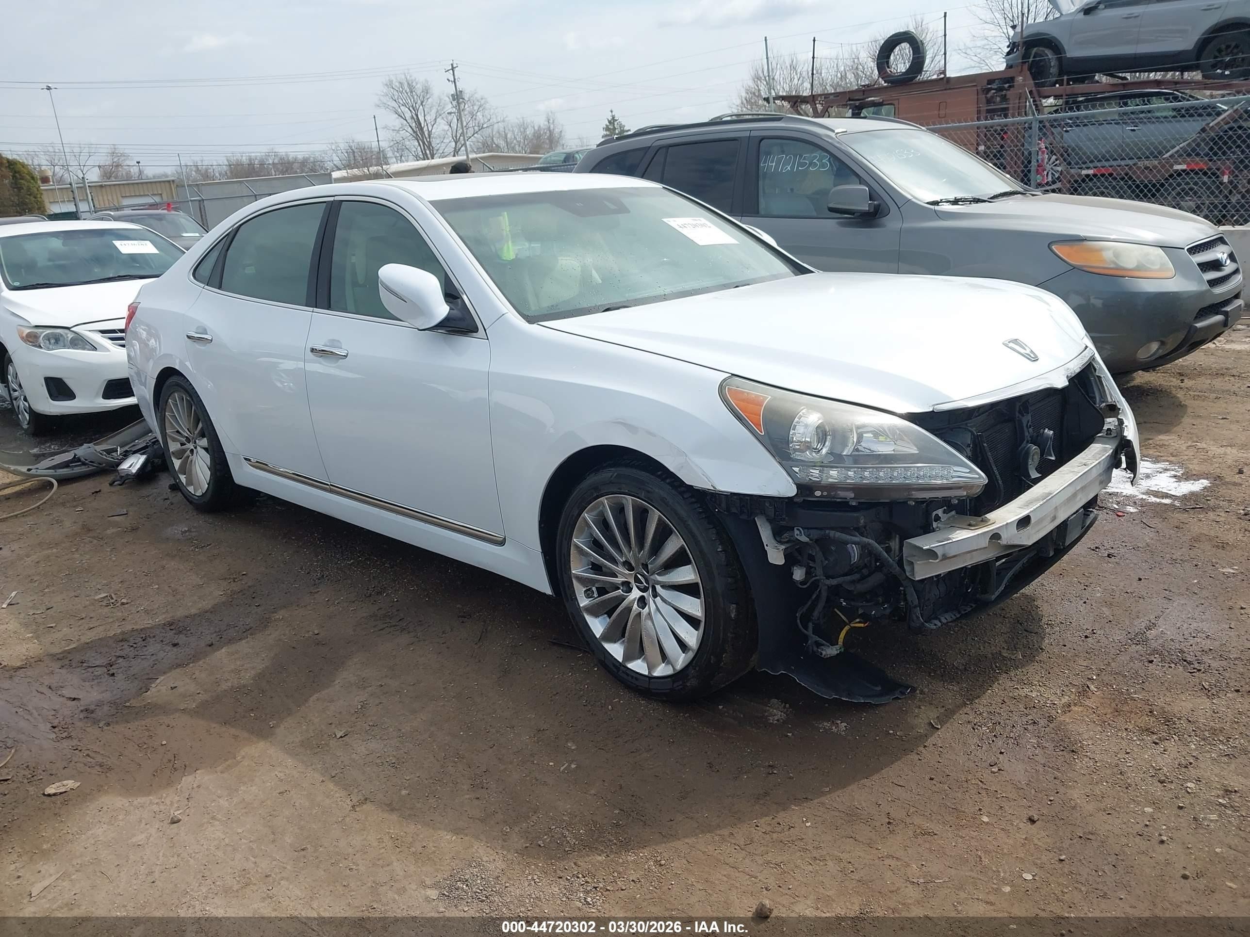 2016 Hyundai Equus Signature, VIN KMHGH4JH8GU106357 — Front end