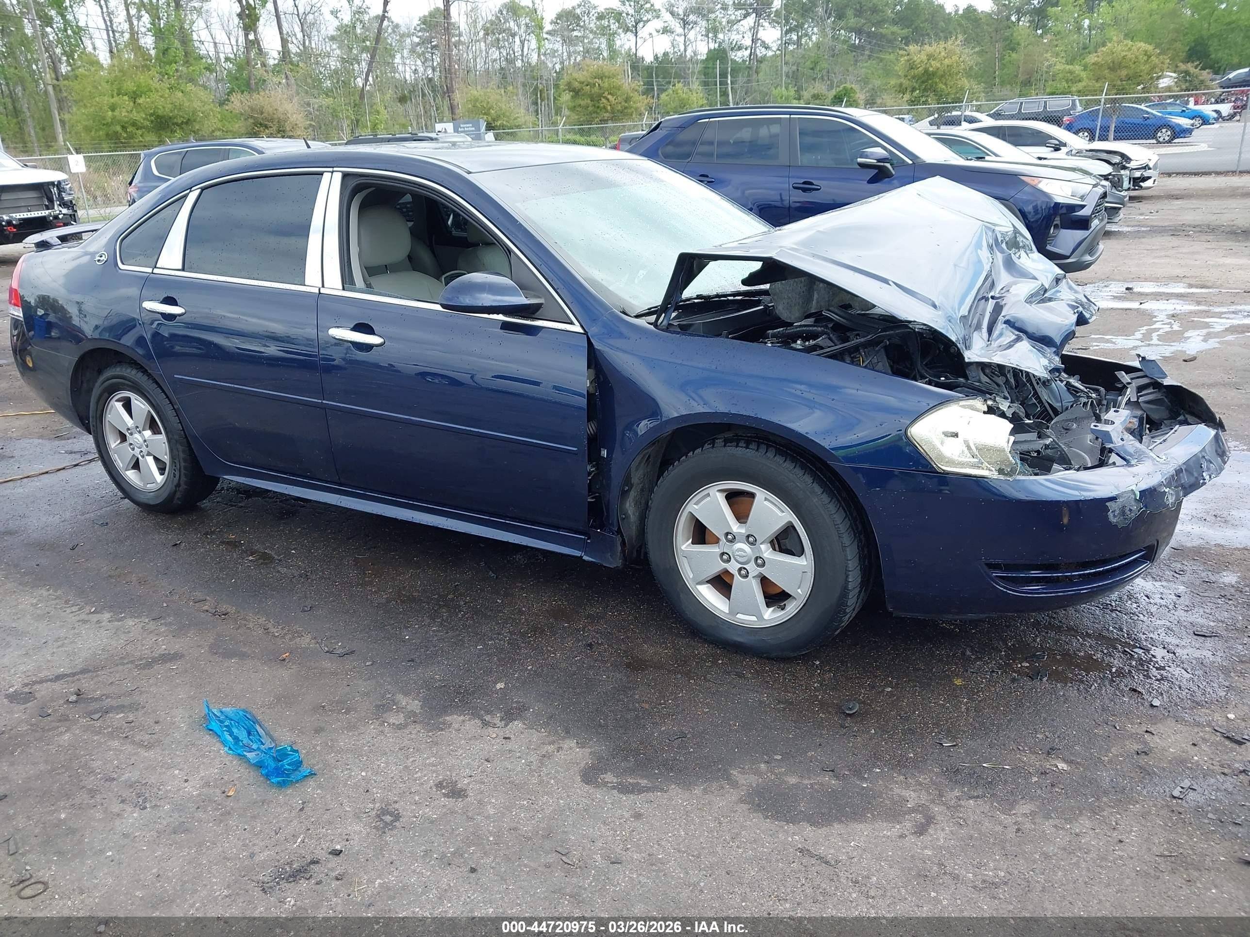 2009 Chevrolet Impala LT, VIN 2G1WT57K591261379 — Front end