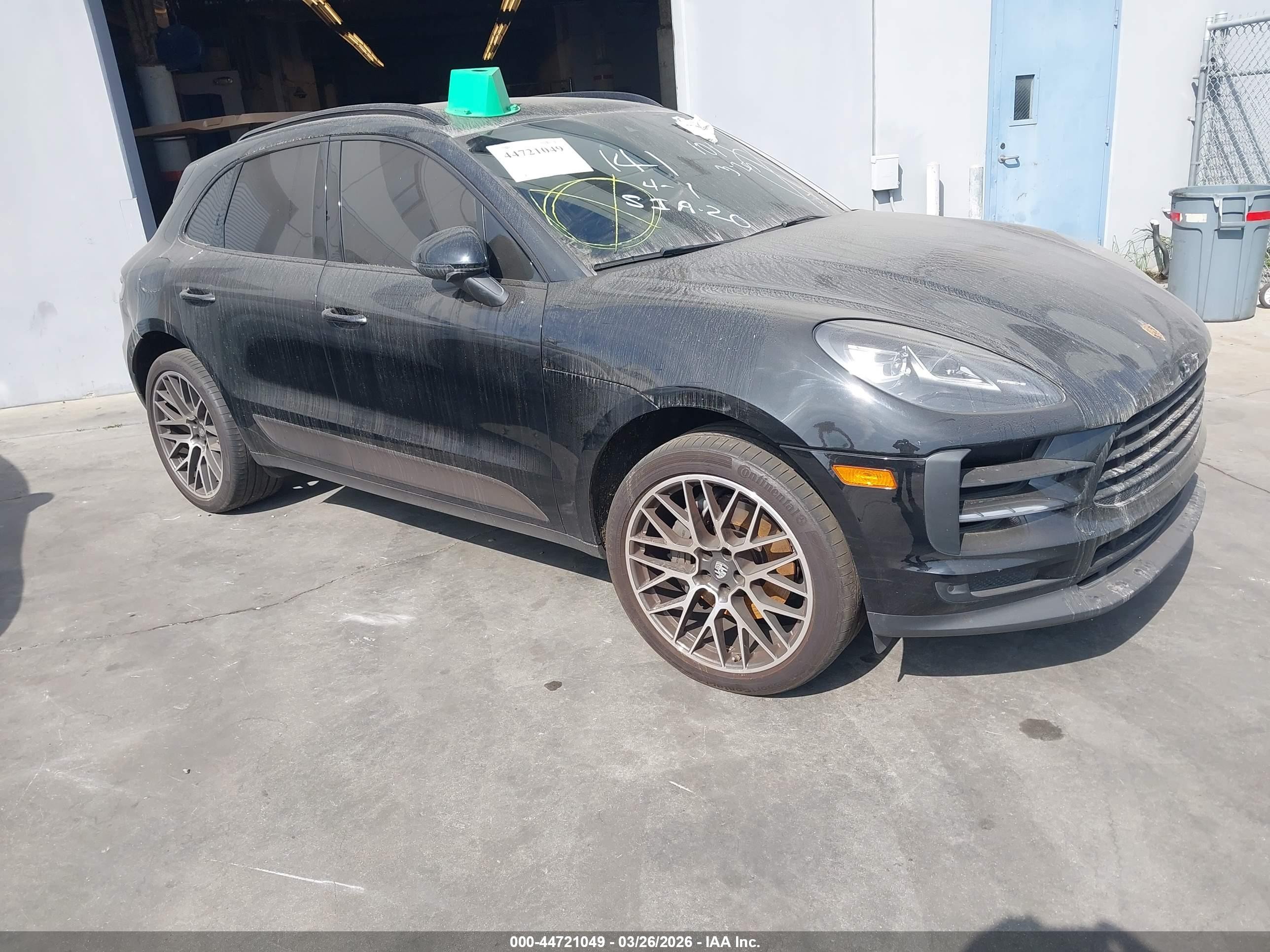 2021 Porsche Macan S, VIN WP1AB2A57MLB31837 — Fresh water flood