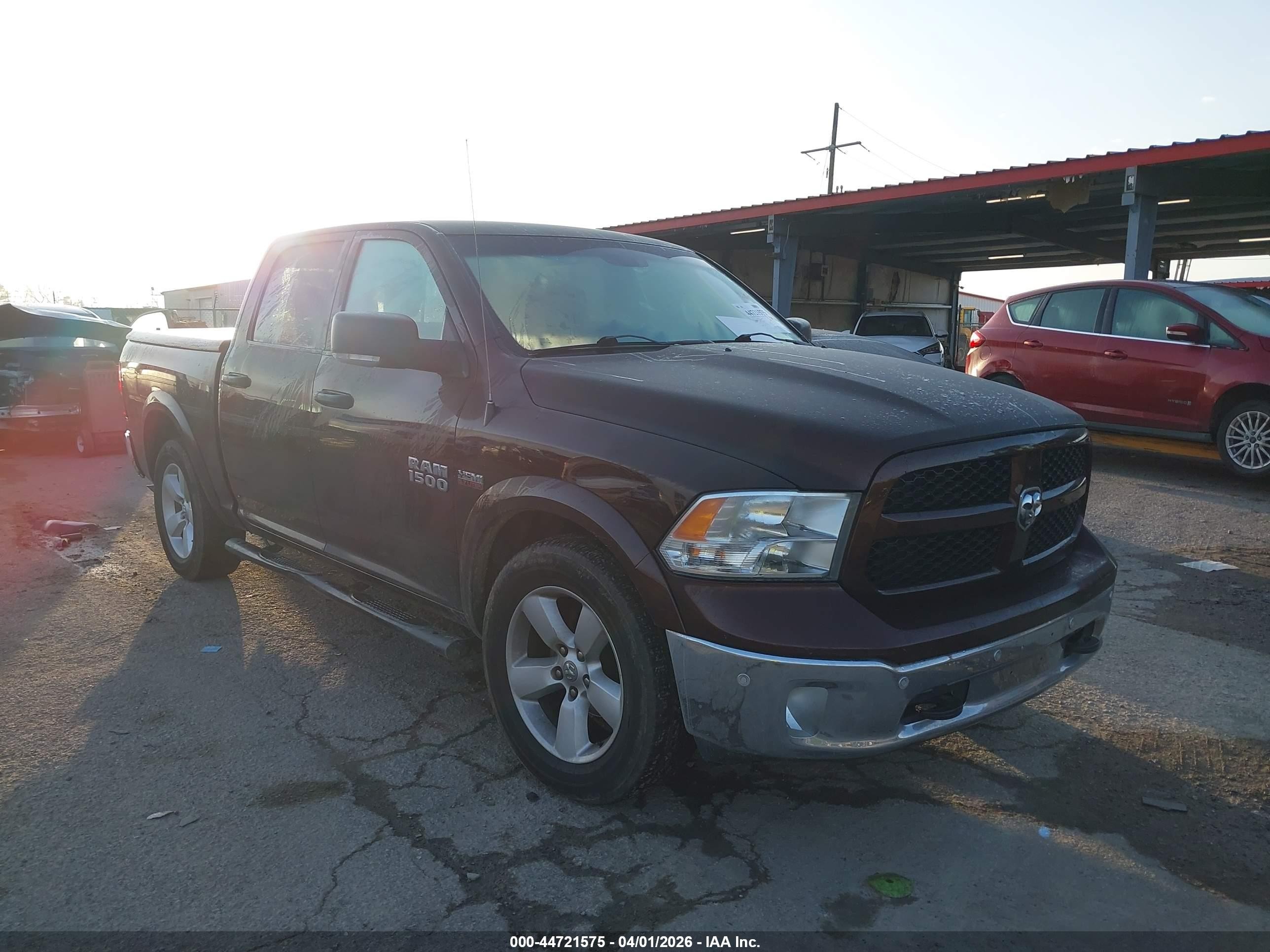 2015 Ram 1500 Big Horn, VIN 1C6RR6LT8FS663519 — Vandalism