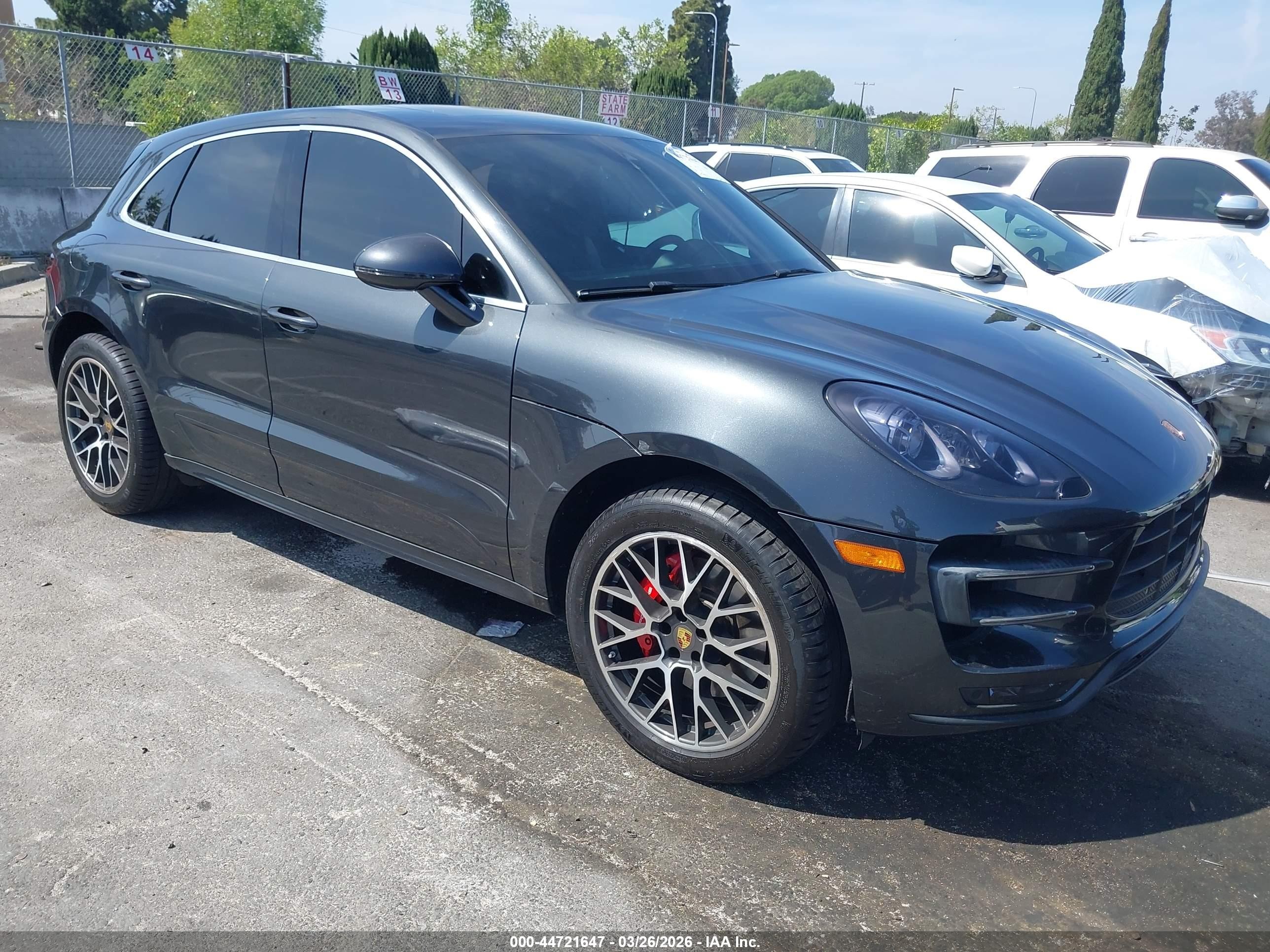 2017 Porsche Macan Turbo, VIN WP1AF2A53HLB60455 — Side