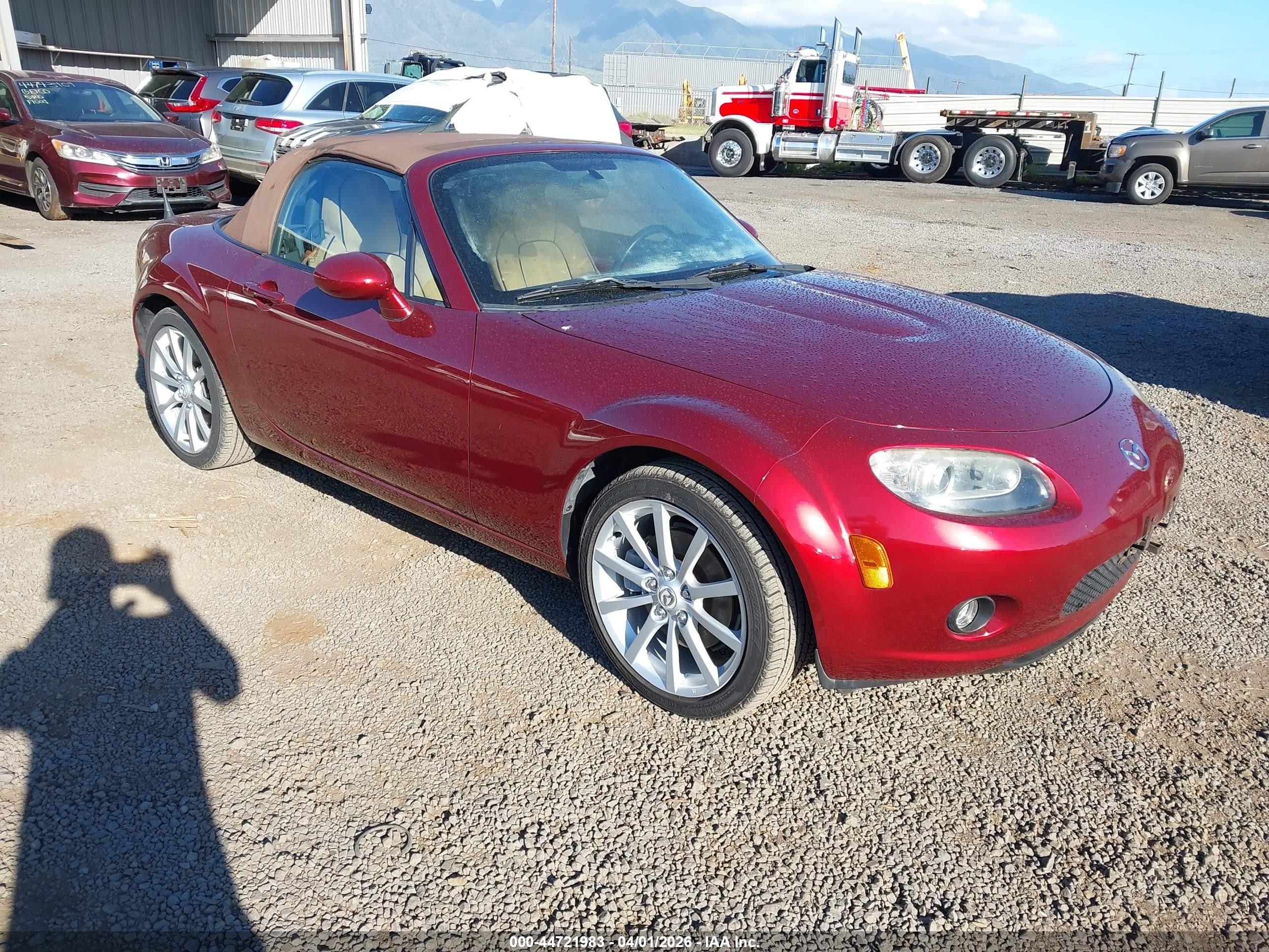 2006 Mazda MX-5 Miata Touring, VIN JM1NC25F060104079 — Пресная вода