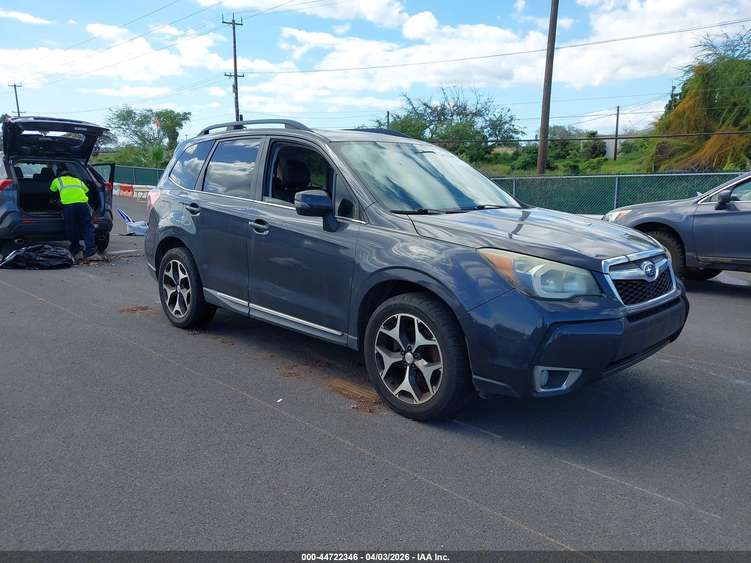 2015 Subaru Forester XT Touring, VIN JF2SJGUC7FH435970 — Water / flood