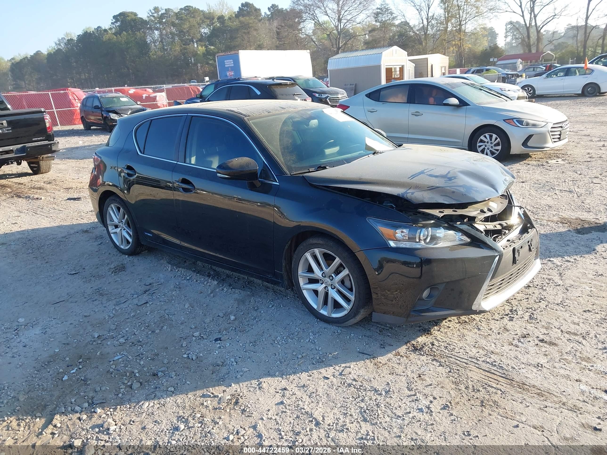 2016 Lexus CT 200h, VIN JTHKD5BH0G2259985 — Front end