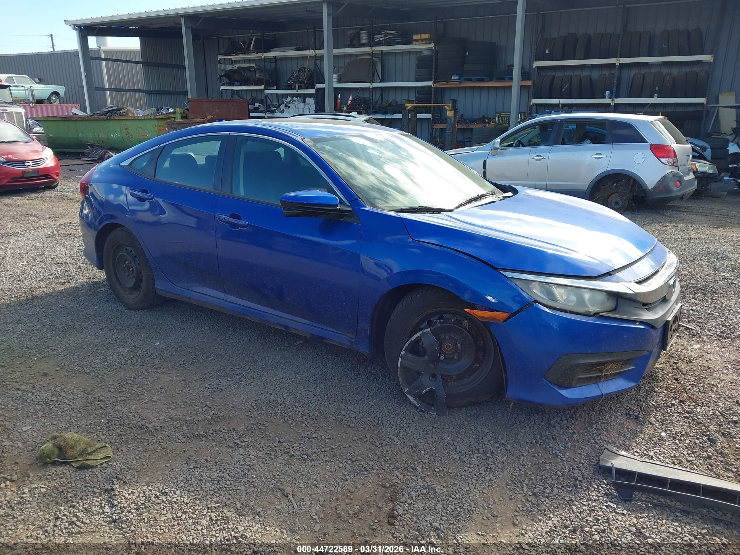 2018 Honda Civic EX, VIN 19XFC2F70JE023076 — Fresh water flood