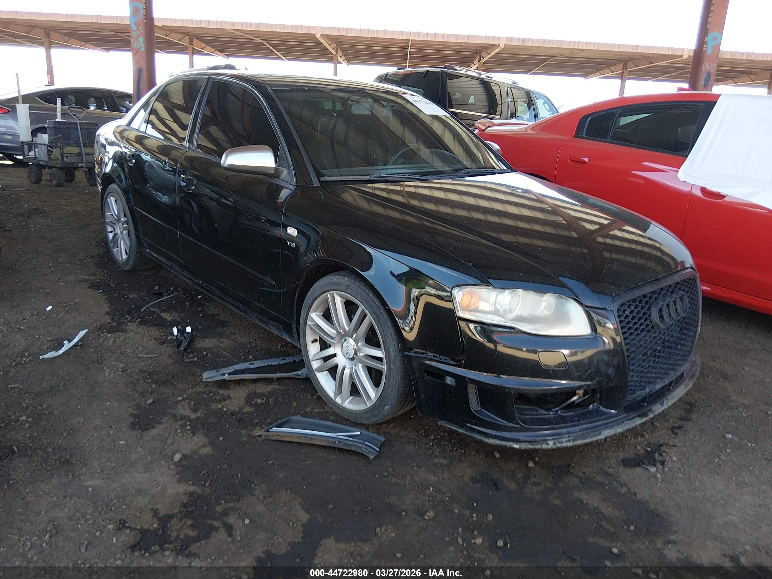2007 Audi S4, VIN WAUGL78E77A062852 — Front end