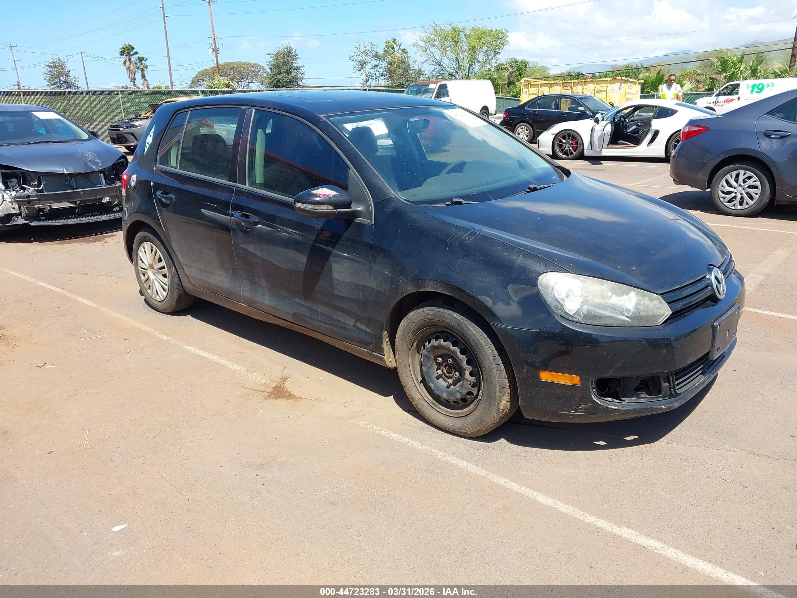 2012 Volkswagen Golf, VIN WVWDB7AJ9CW344472 — Water / flood