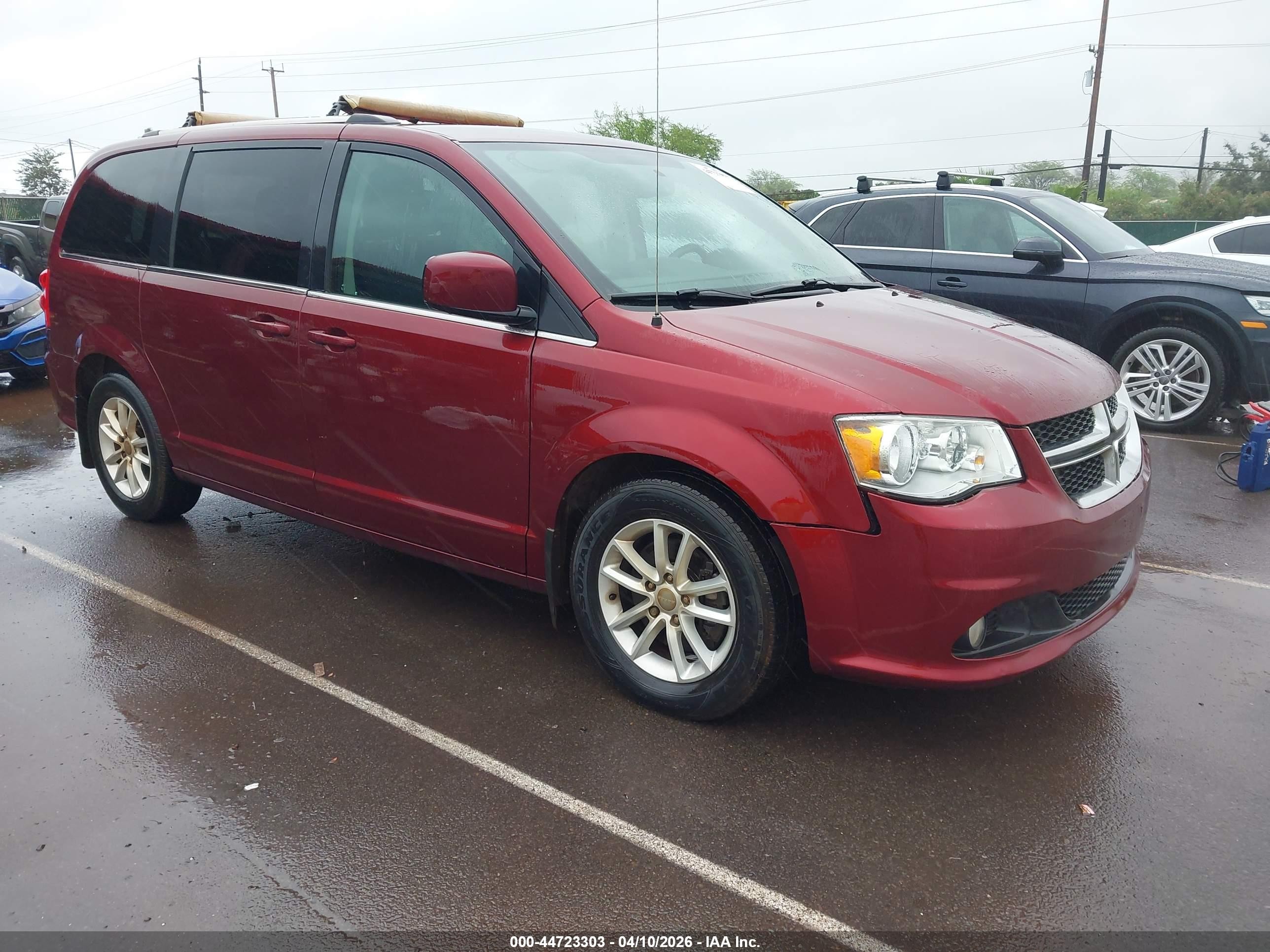 2018 Dodge Grand Caravan SXT, VIN 2C4RDGCG7JR191324 — Water / flood