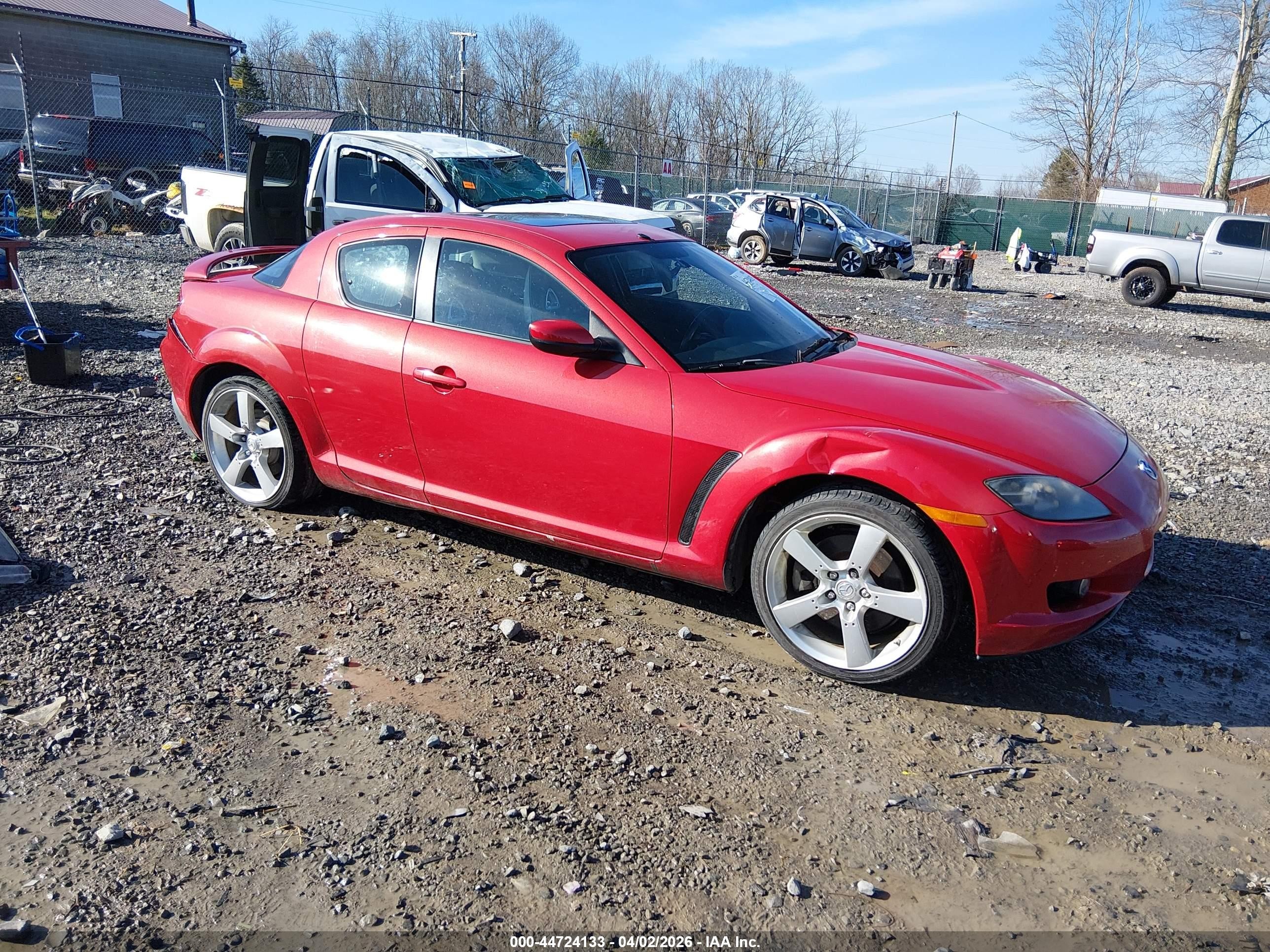 2005 Mazda RX-8, VIN JM1FE173550146760 — Rear end