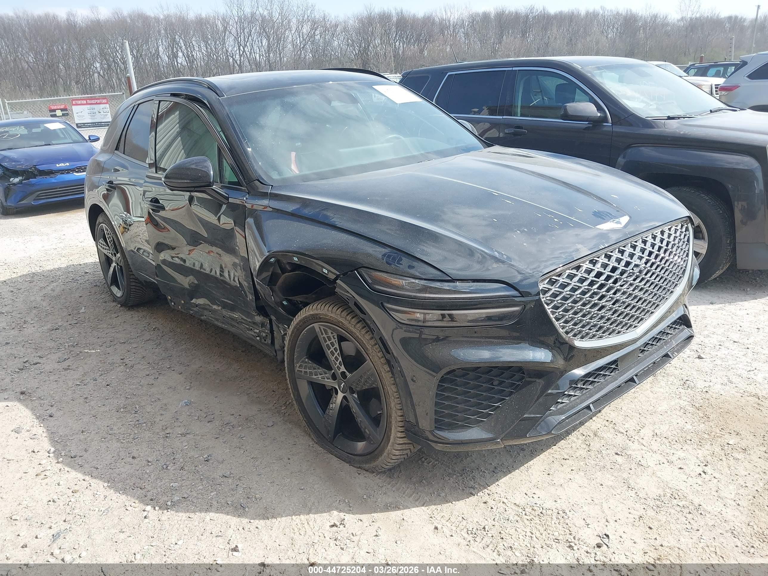 2022 Genesis GV70 2.5T, VIN KMUMADTB8NU033702 — Front end