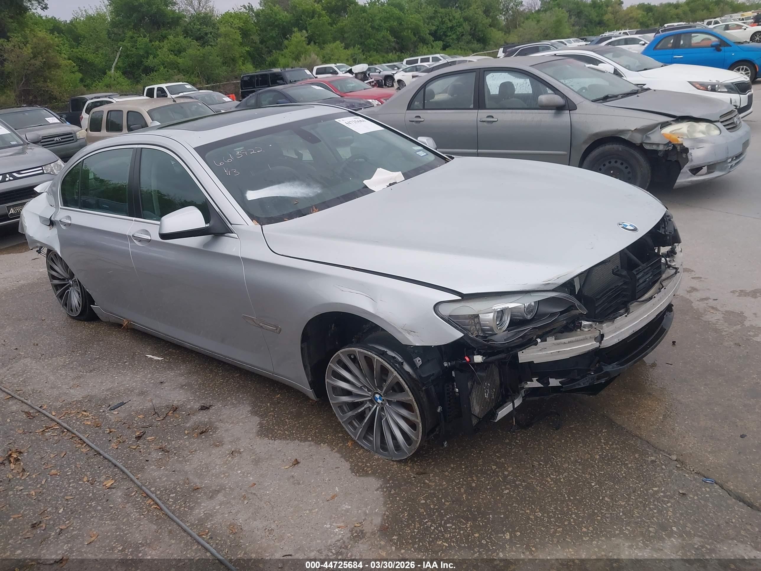 2011 BMW 7 Series 740Li, VIN WBAKB4C51BC574476 — Front end