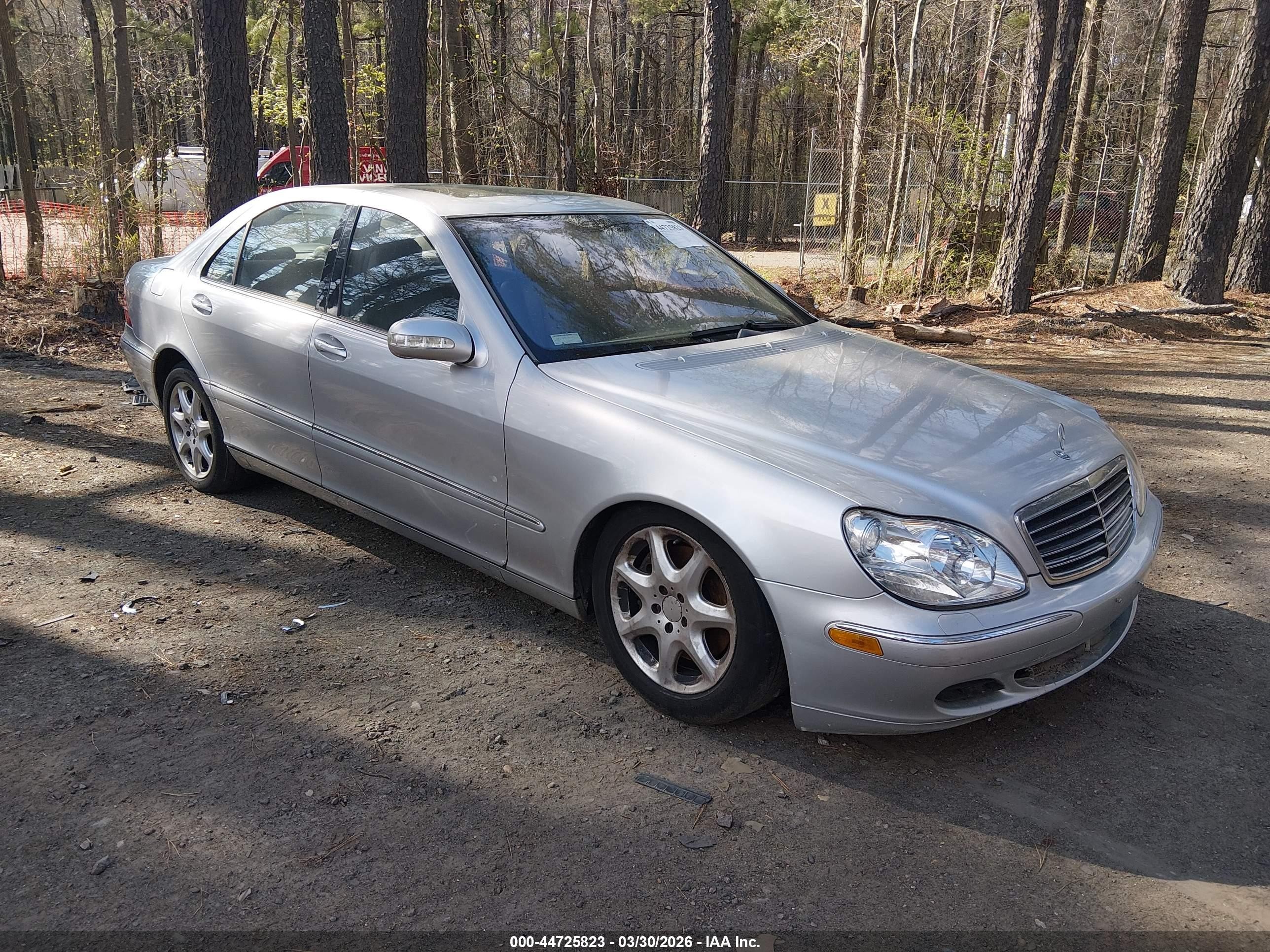 2003 Mercedes-Benz S 500, VIN WDBNG84J63A374273 — Repossession