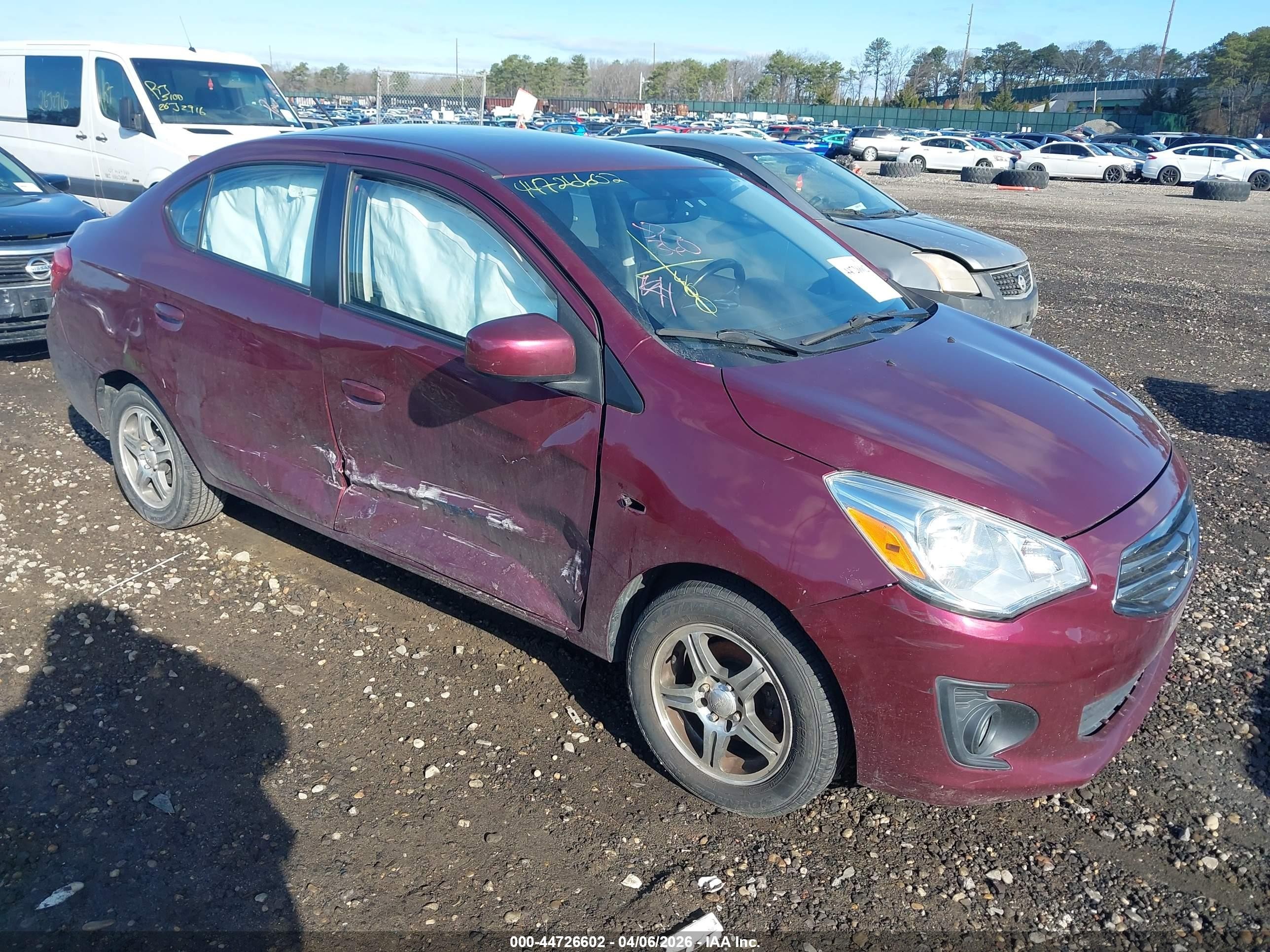 2017 Mitsubishi Mirage ES, VIN ML32F3FJ5HHF11814 — По всему кузову