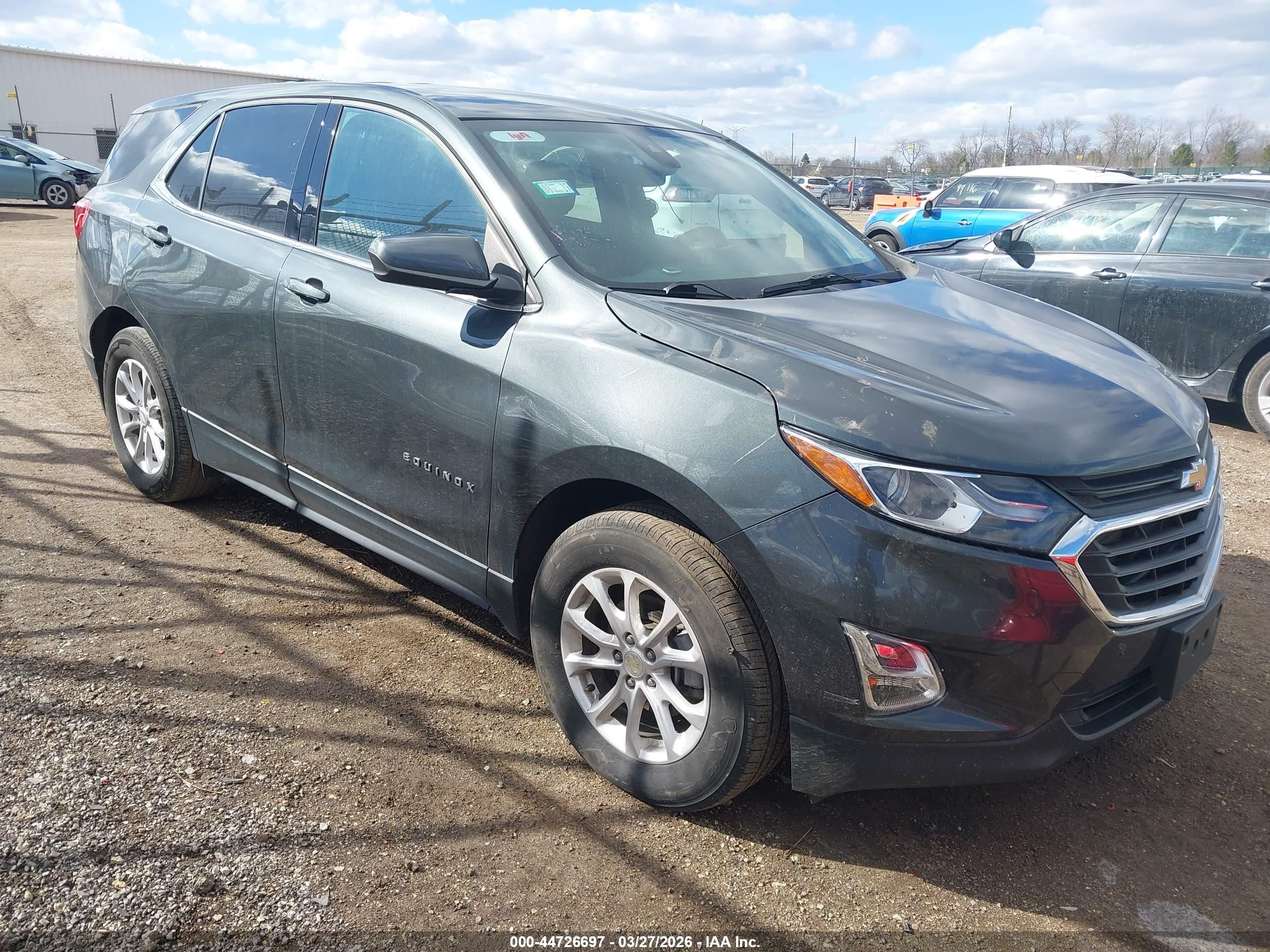 2020 Chevrolet Equinox LT, VIN 3GNAXUEV7LS500754 — Theft recovery