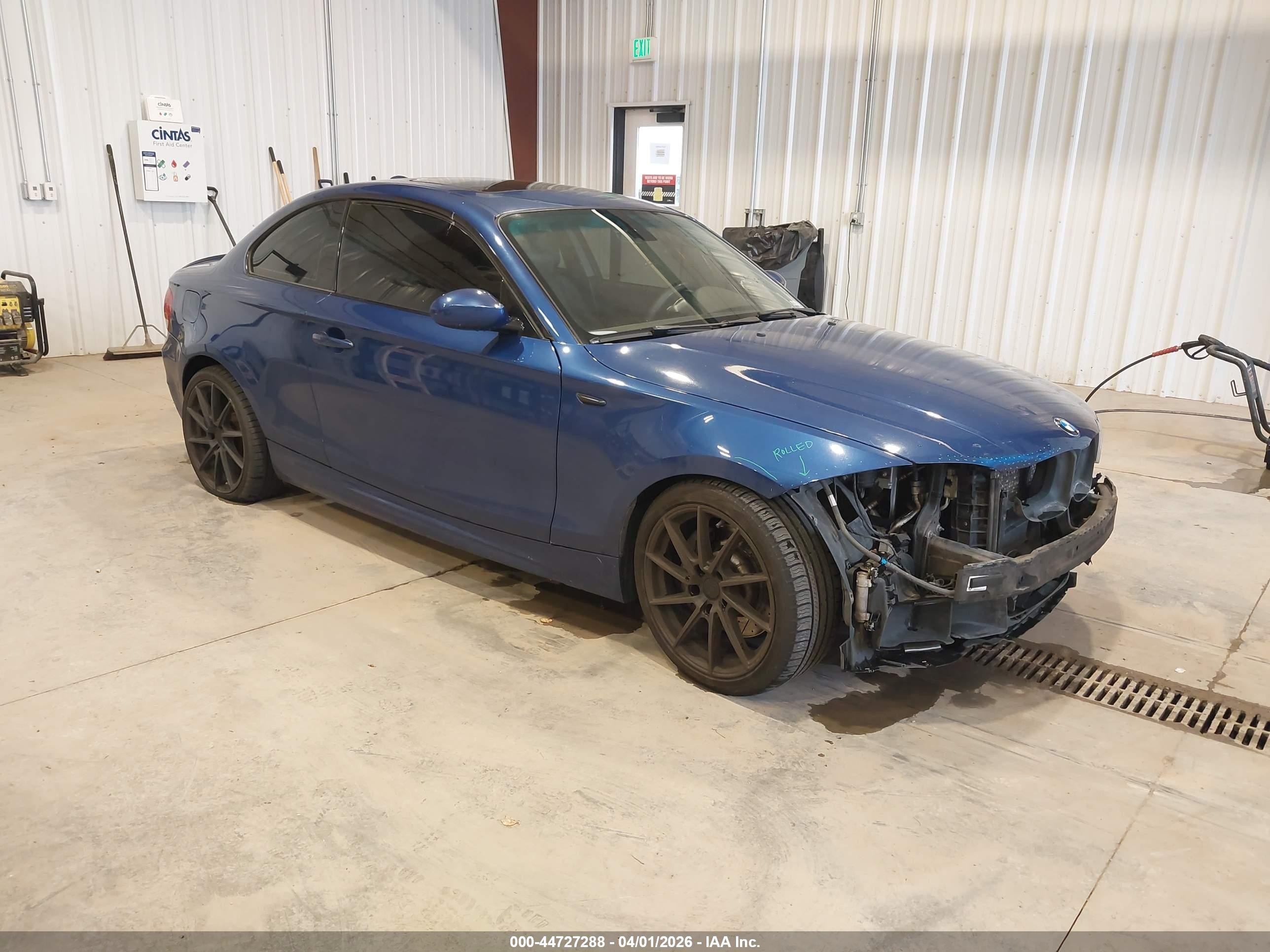 2008 BMW 1 Series 135i, VIN WBAUC73558VF24817 — Front end