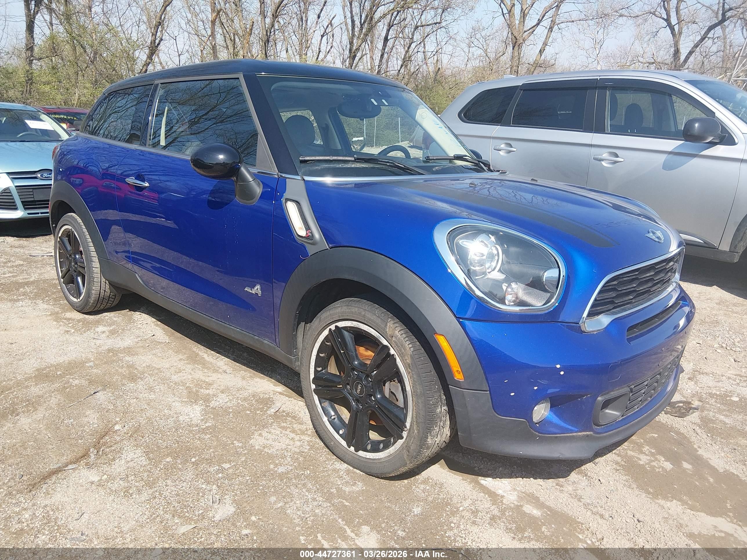 2013 MINI Paceman S ALL4, VIN WMWSS7C5XDWN51636 — Перед