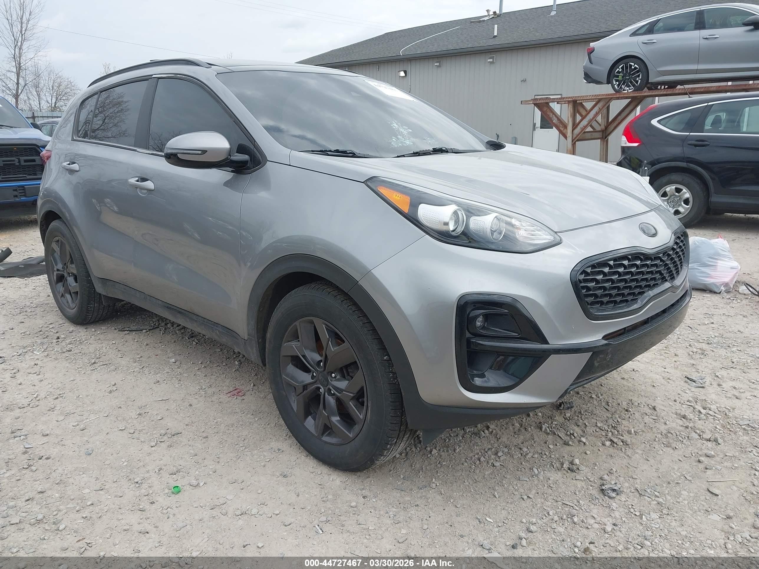 2022 Kia Sportage Nightfall, VIN KNDP6CAC9N7006482 — Пожар в салоне