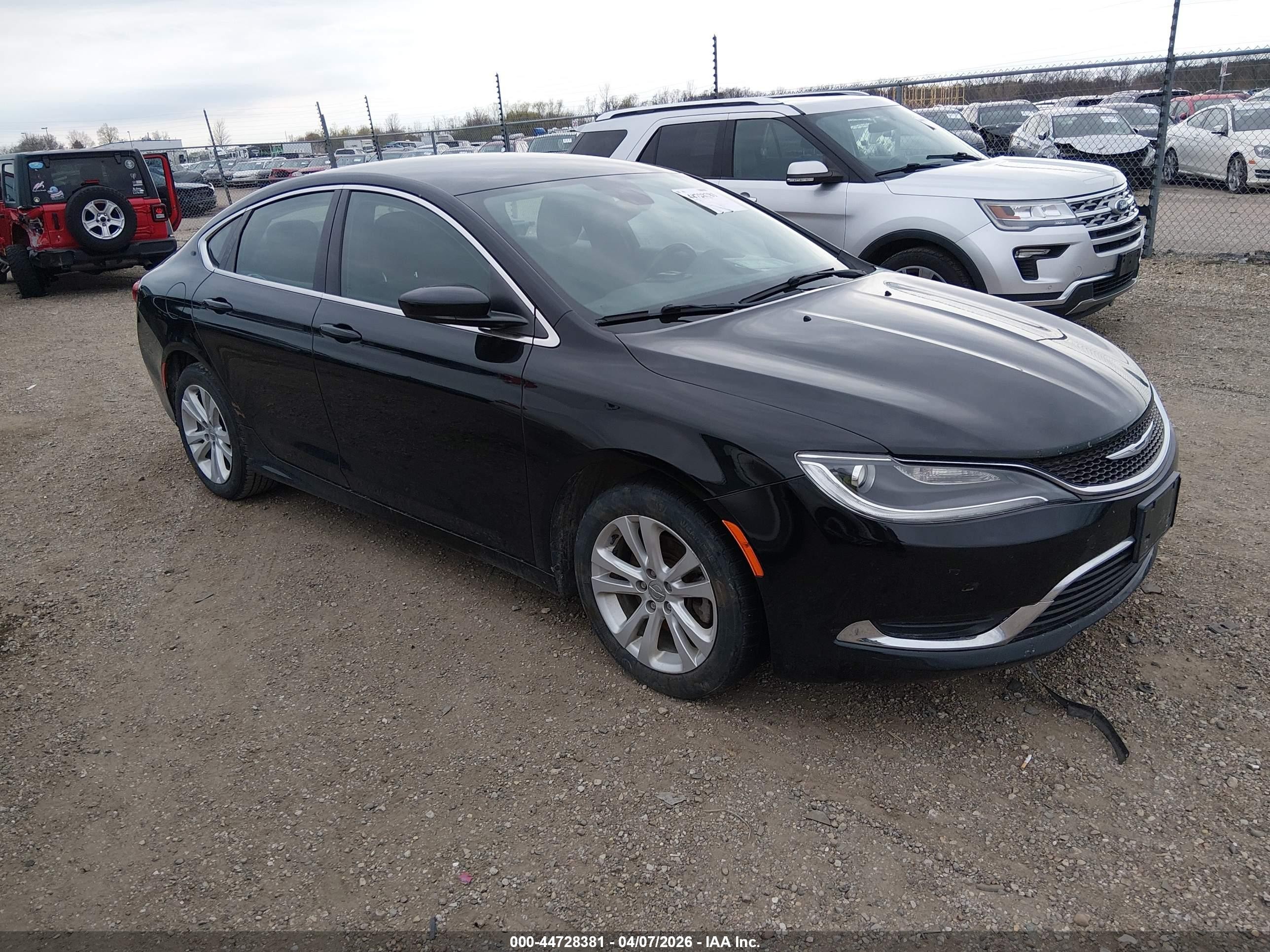 2015 Chrysler 200 Limited, VIN 1C3CCCAB0FN562261 — Fresh water flood