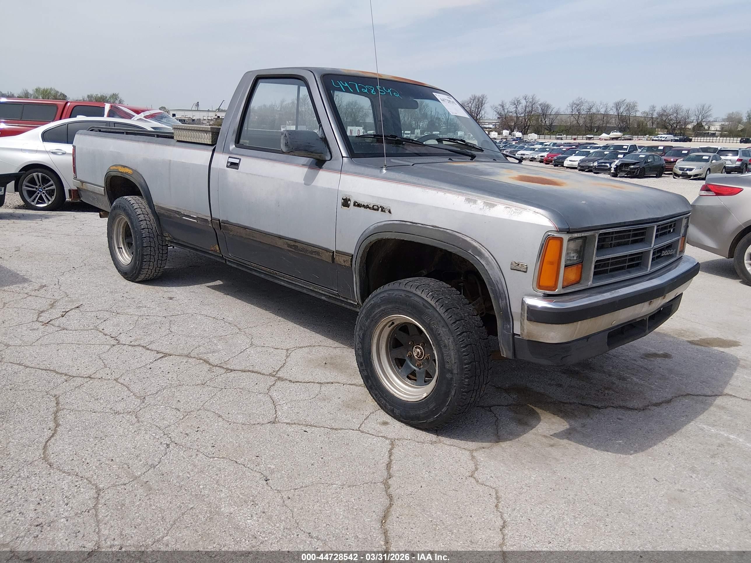1987 Dodge Dakota, VIN 1B7GR14M1HS467399 — All over