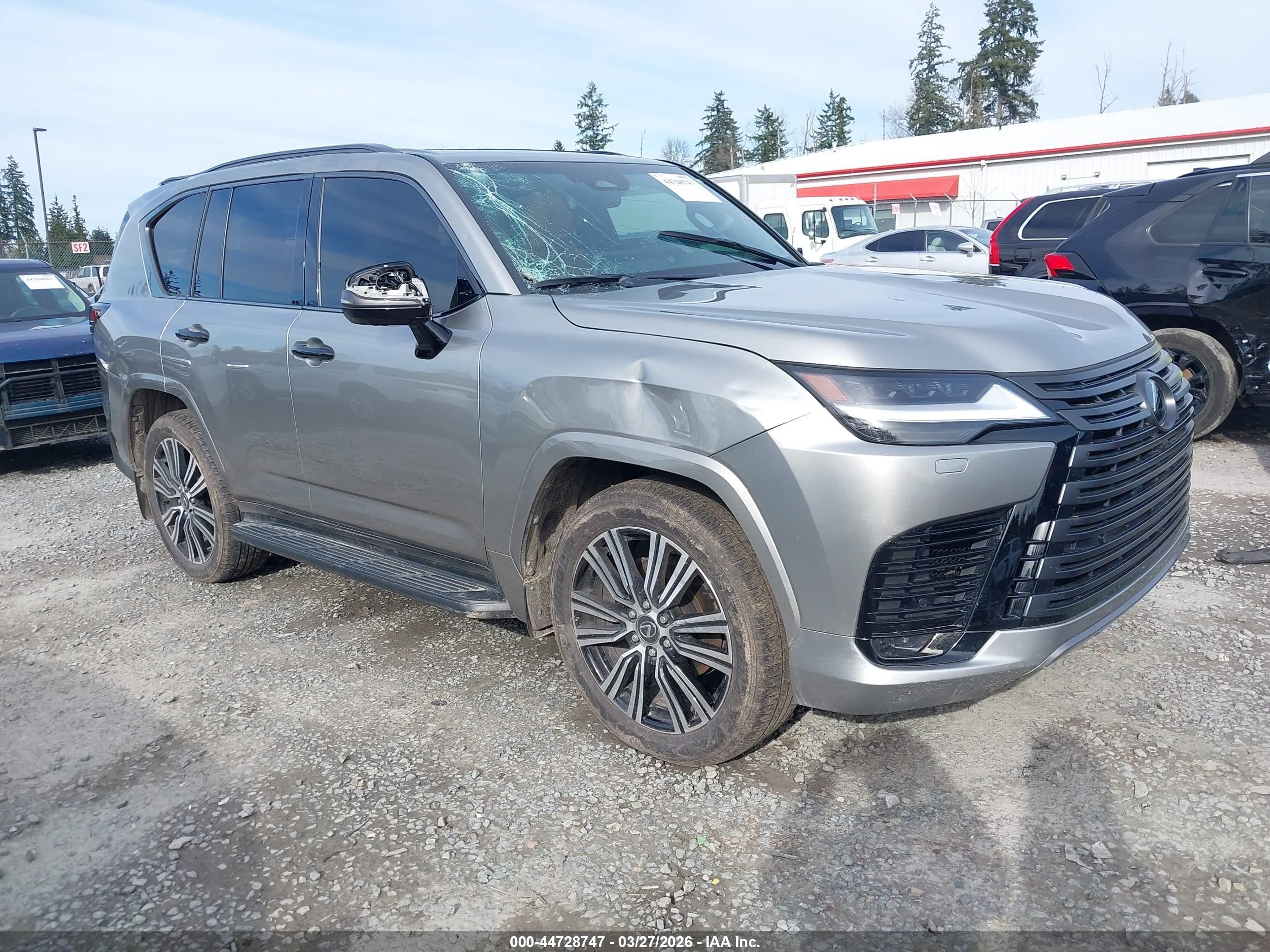 2025 Lexus LX 600 Luxury, VIN JTJGB7CXXS4073525 — Storm