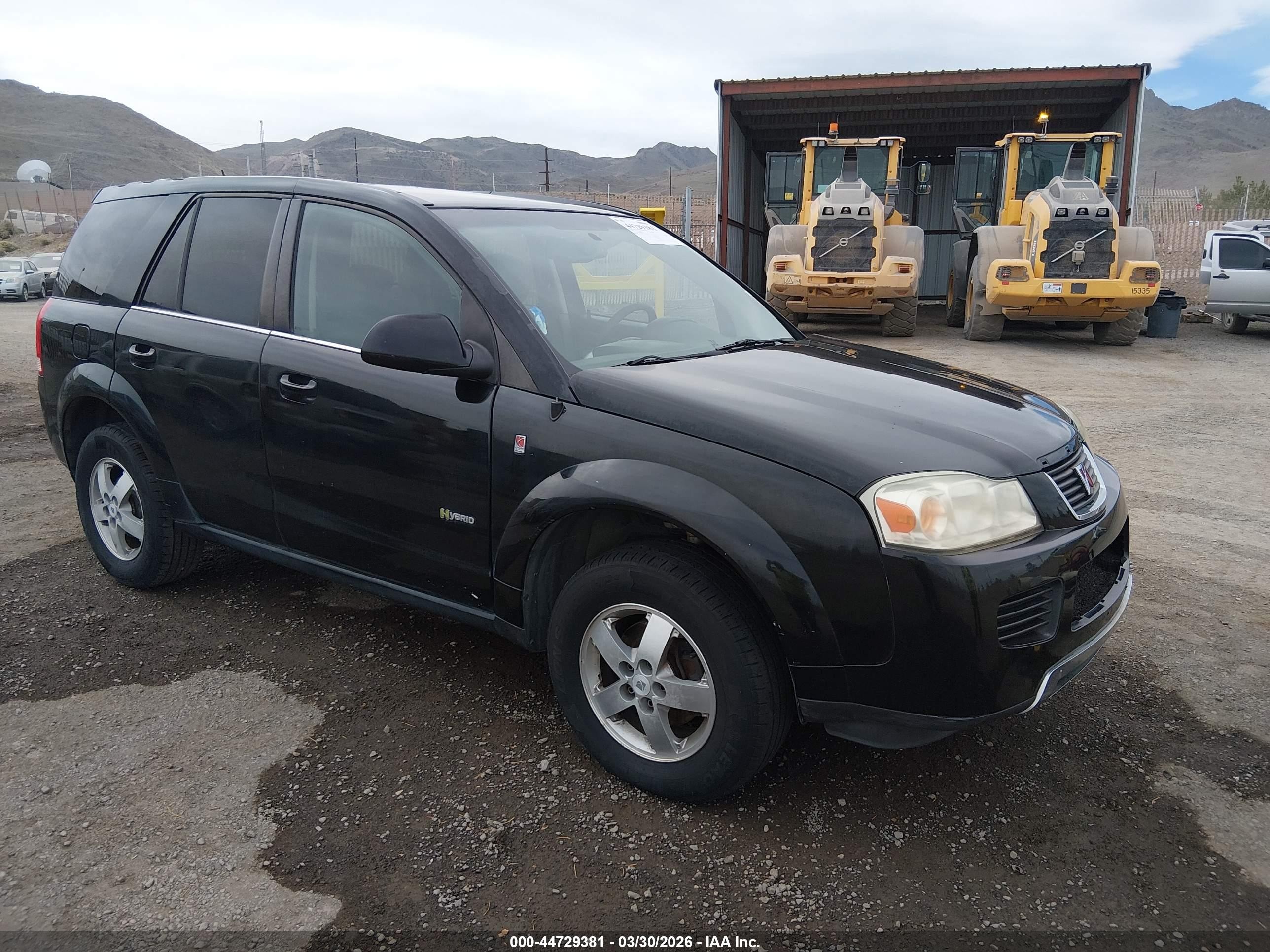 2007 Saturn VUE I4 Hybrid, VIN 5GZCZ33Z87S876326 — Repossession