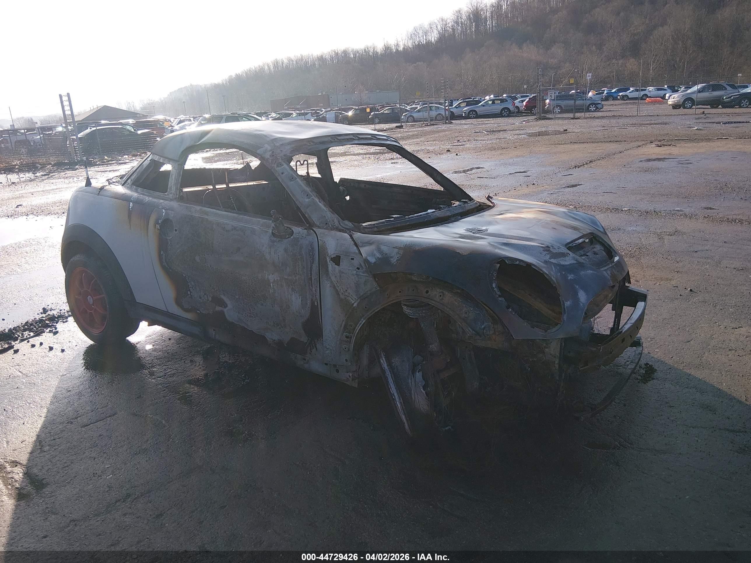 2012 MINI Coupe S, VIN WMWSX3C51CT465996 — Burn