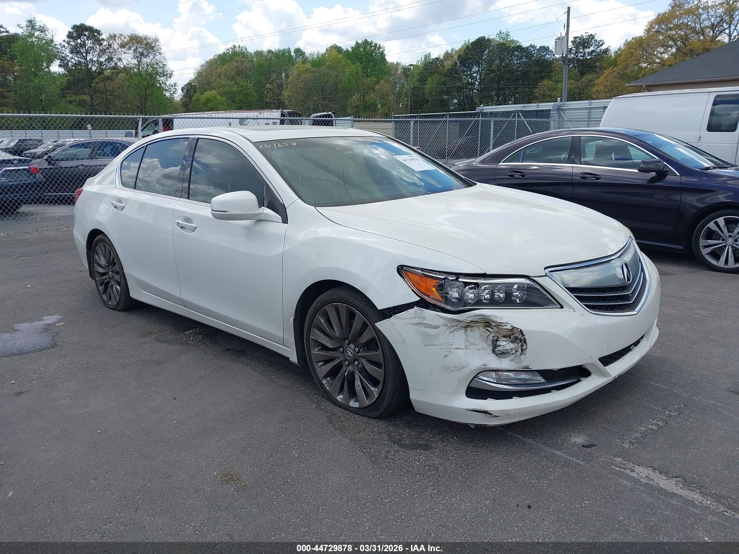 2016 Acura RLX Advance, VIN JH4KC1F9XGC000946 — Normal wear